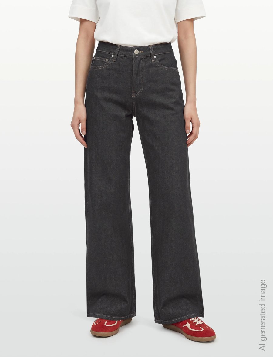 Gina Tricot - Low wide jeans - brede jeans - rinse - 3