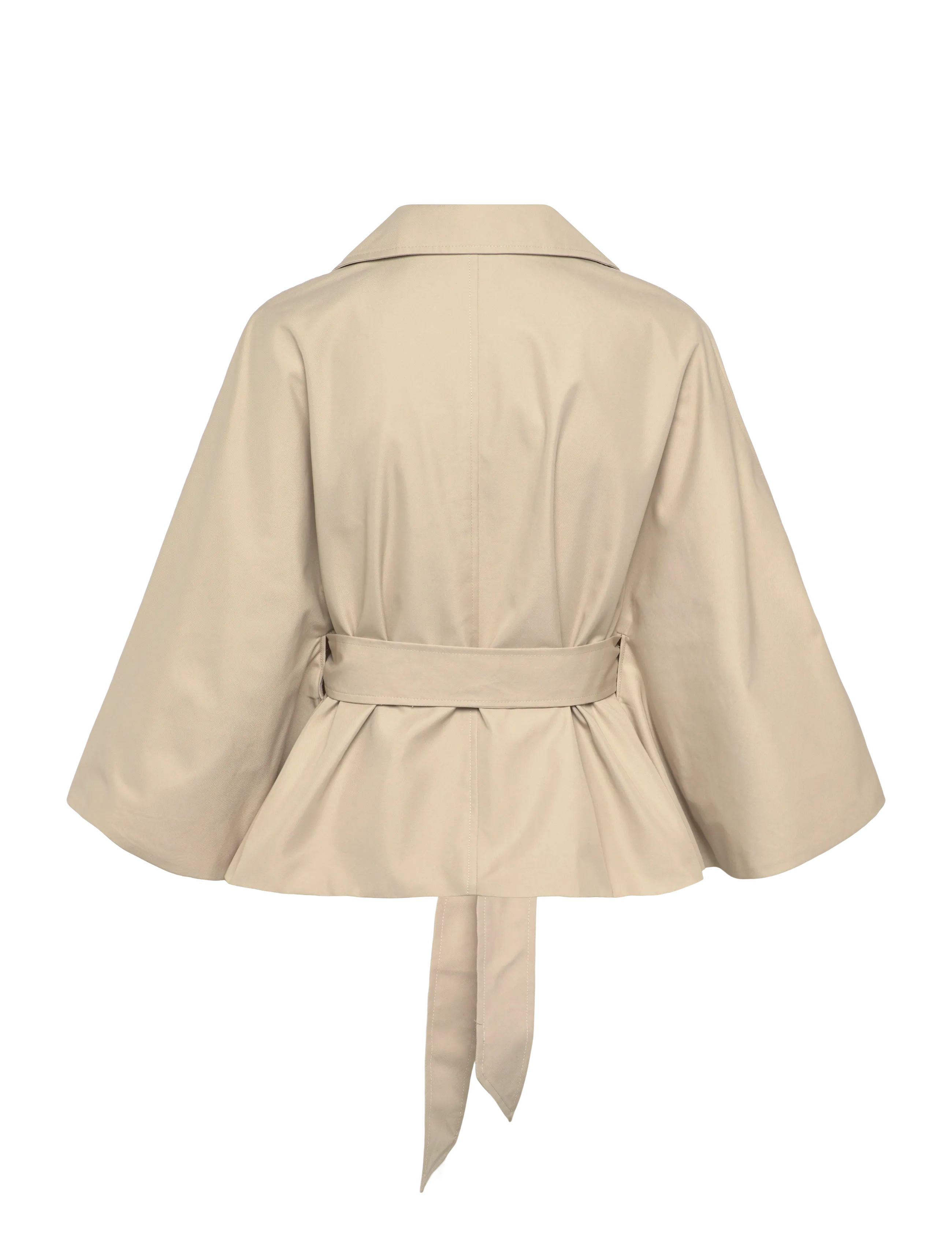 Gina Tricot - Short cape trench jacket - vihmamantlid - light beige (7070) - 1