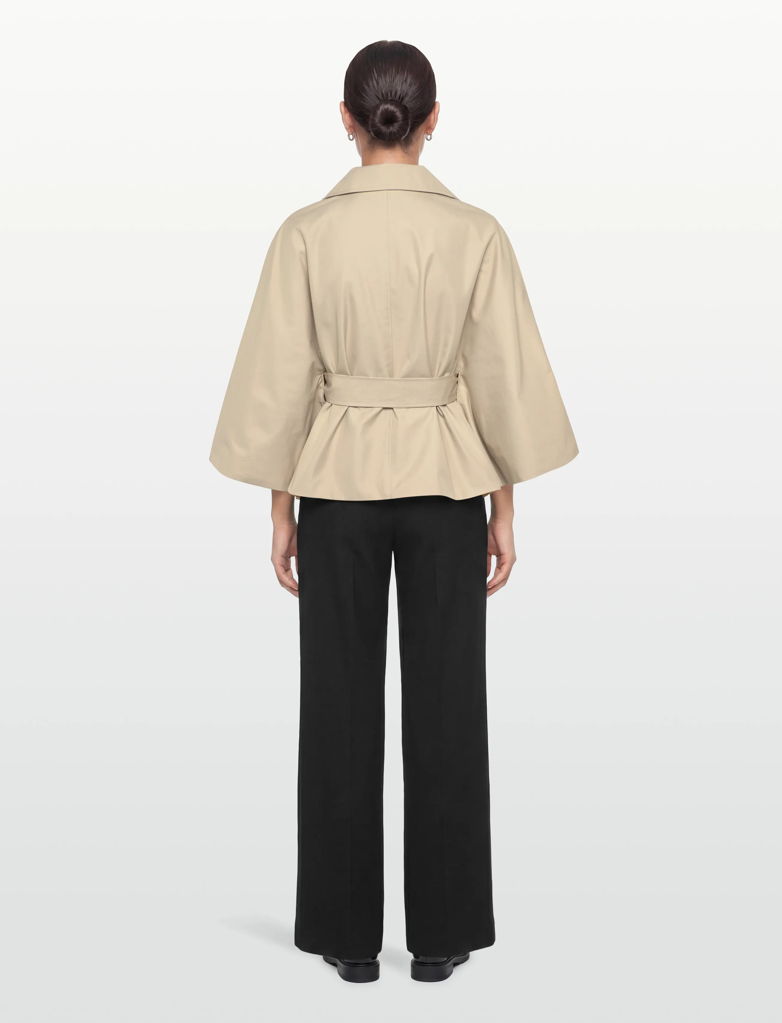 Gina Tricot - Short cape trench jacket - trenchcoats - light beige (7070) - 5