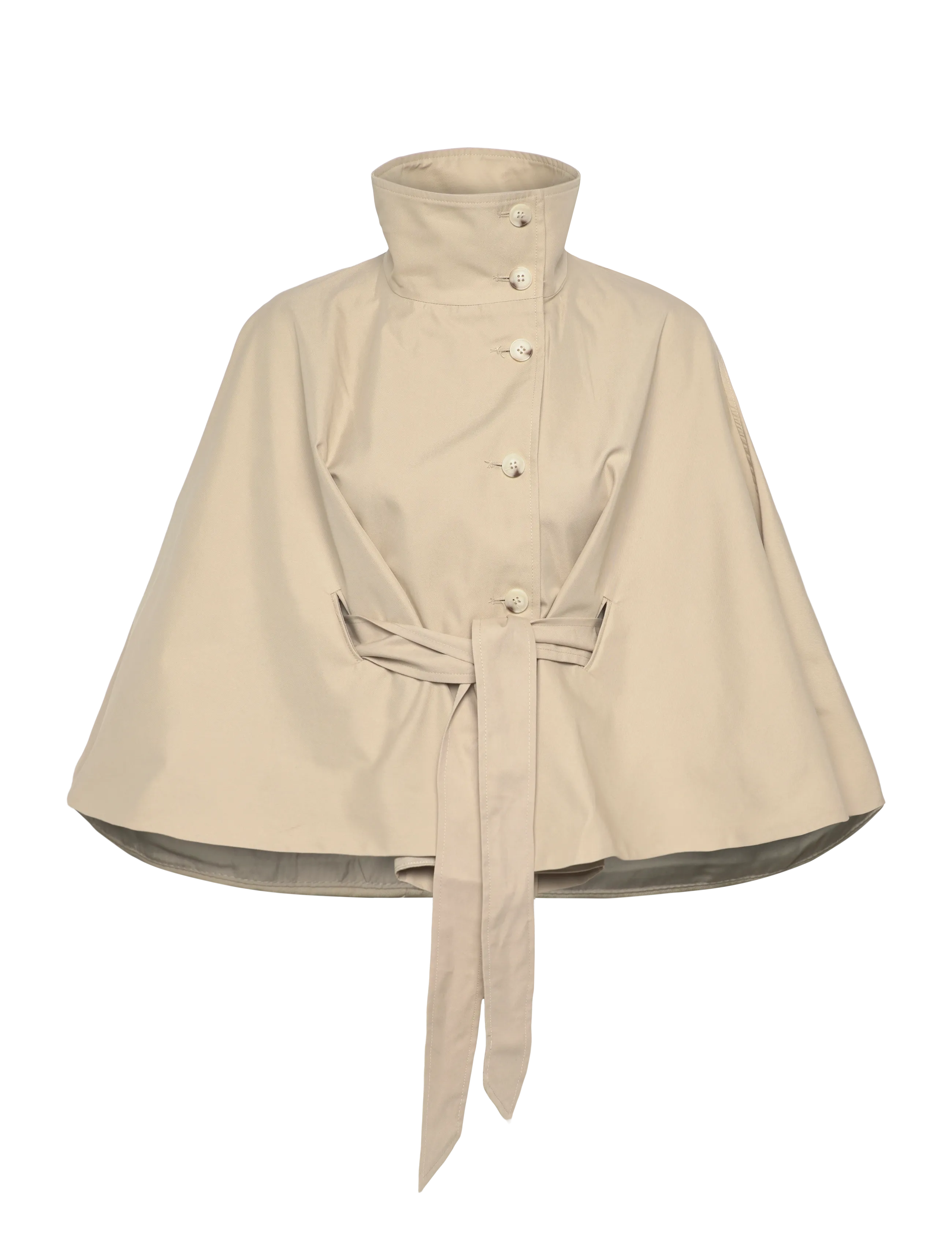 Gina Tricot - Short cape trench jacket - vihmamantlid - light beige (7070) - 2
