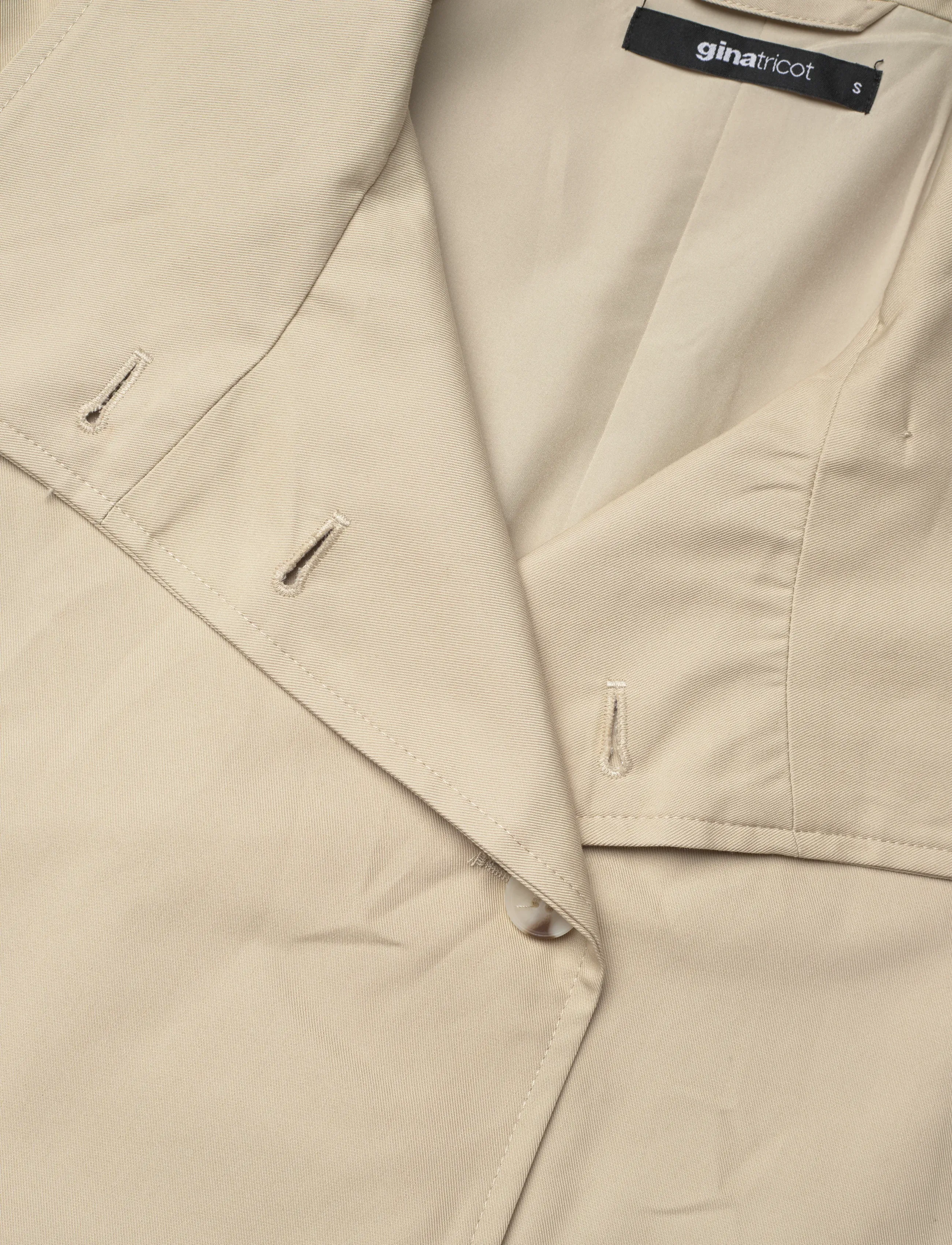 Gina Tricot - Short cape trench jacket - vihmamantlid - light beige (7070) - 3