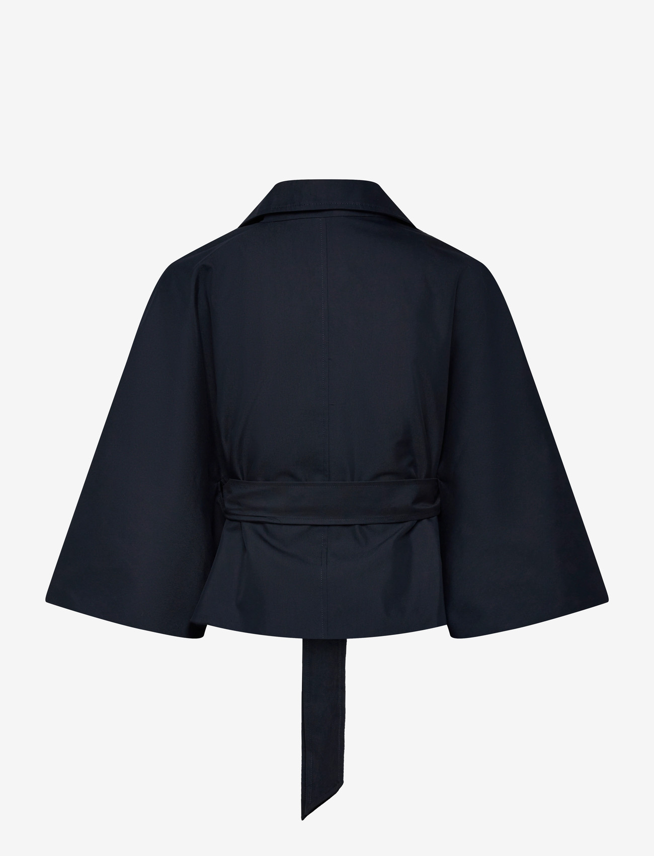 Gina Tricot - Short cape trench jacket - vihmamantlid - navy - 2