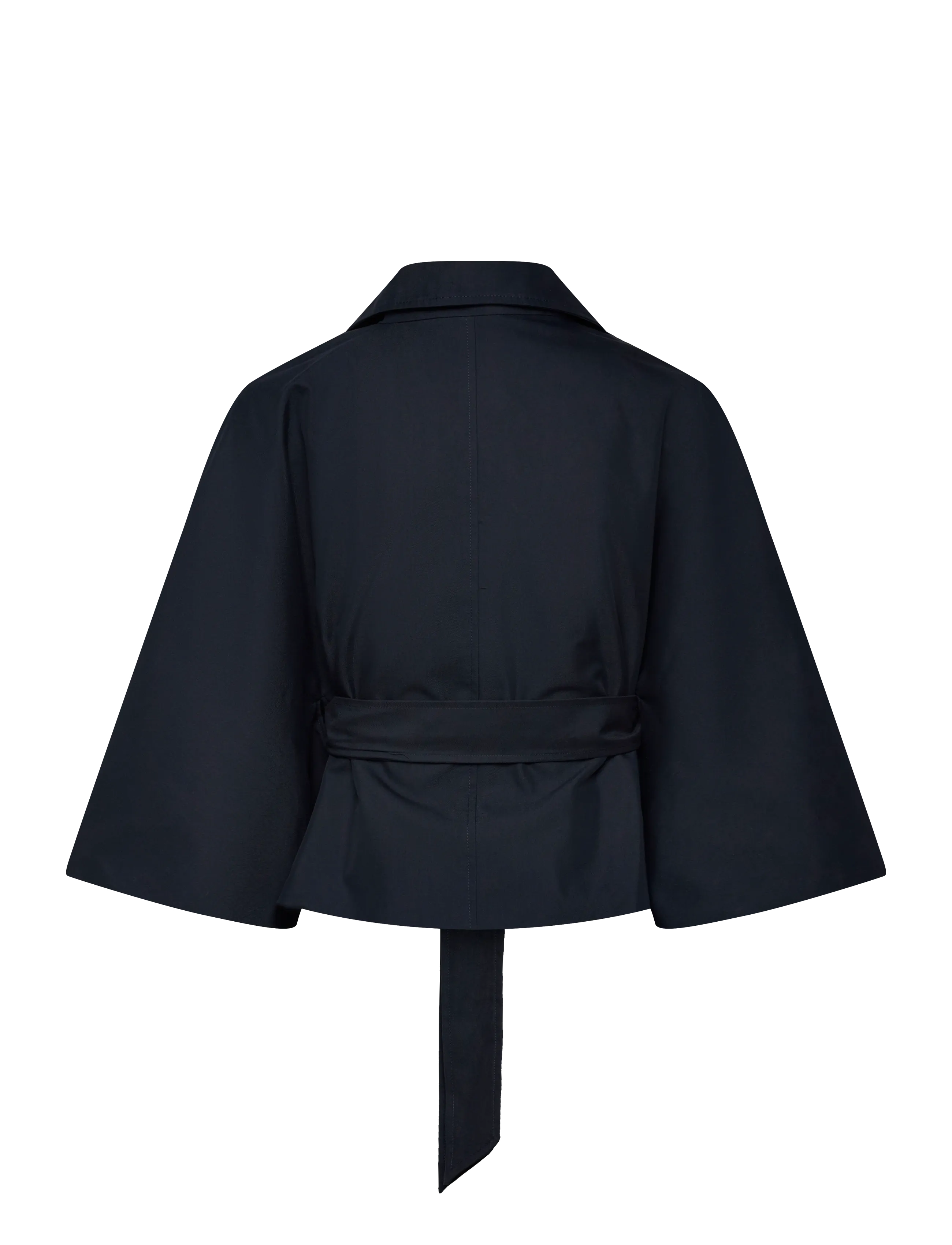 Gina Tricot - Short cape trench jacket - lietpalčiai - navy - 2