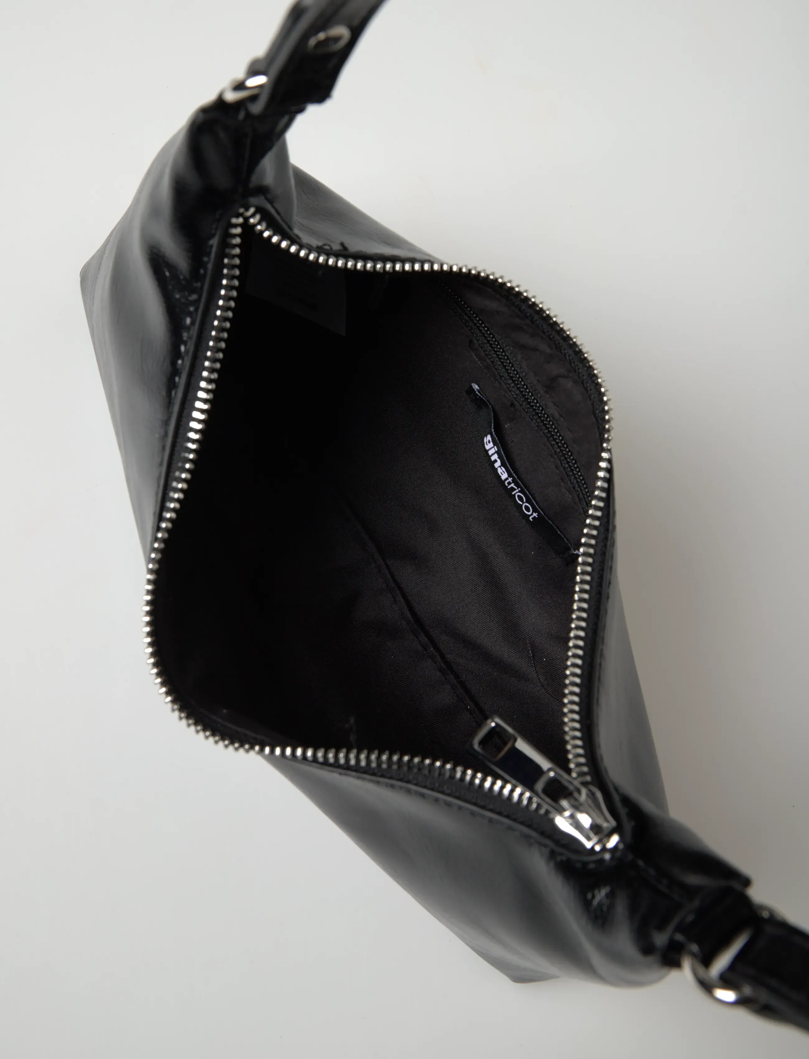 Gina Tricot - Patent shoulder bag - black (9000) - 4
