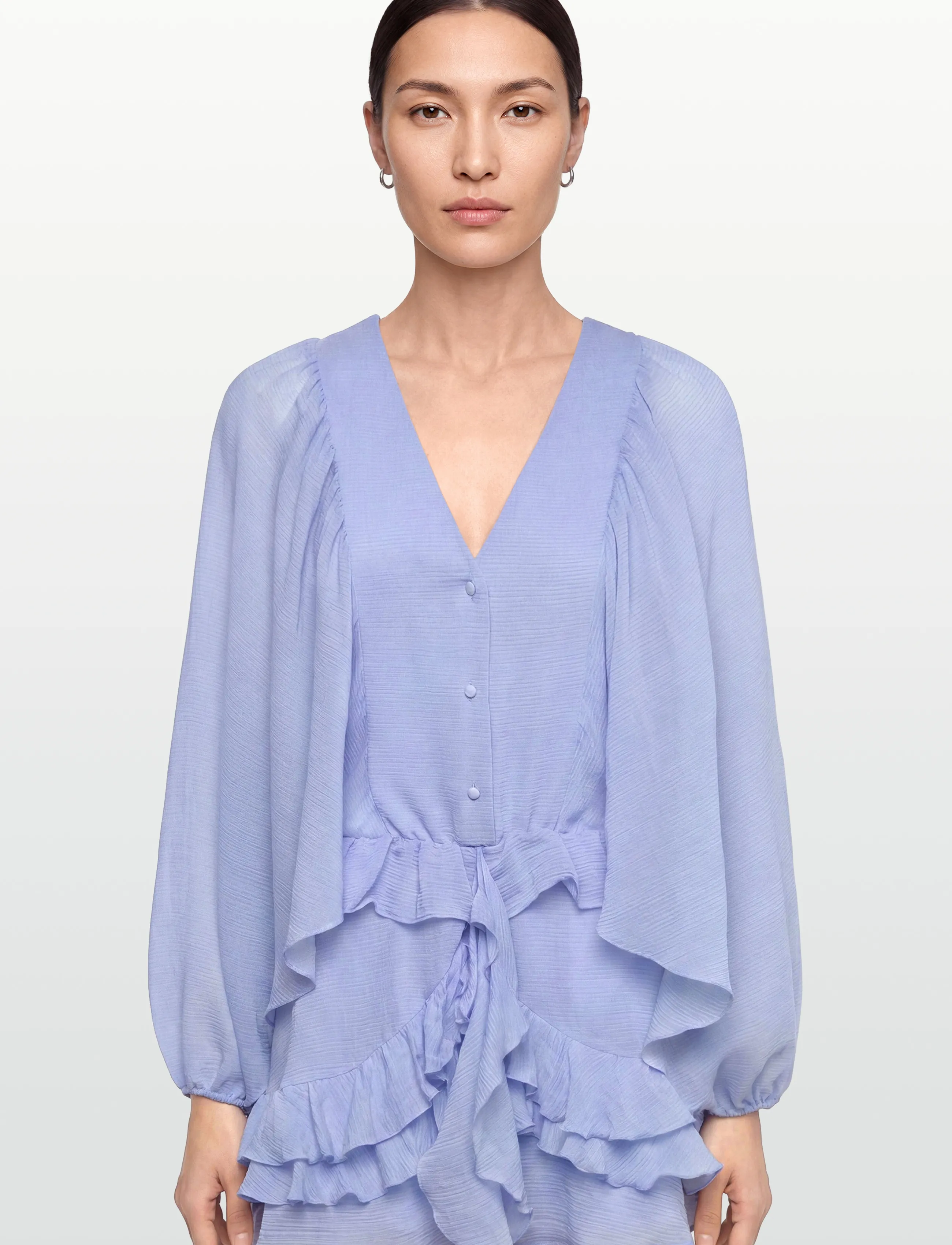 Gina Tricot - Boho mini dress - korta klänningar - lt blue (5150) - 3