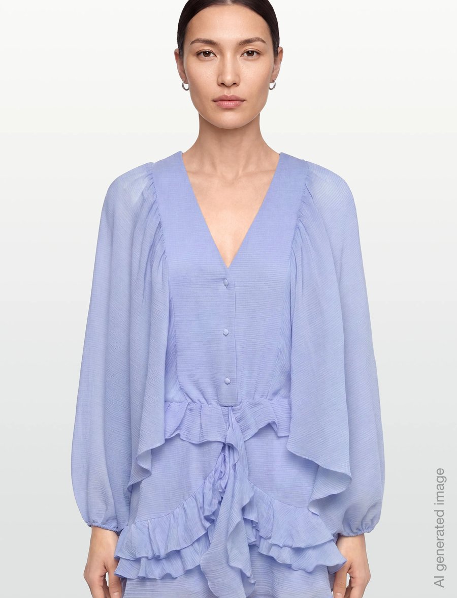 Gina Tricot - Boho mini dress - minikleidid - lt blue (5150) - 3