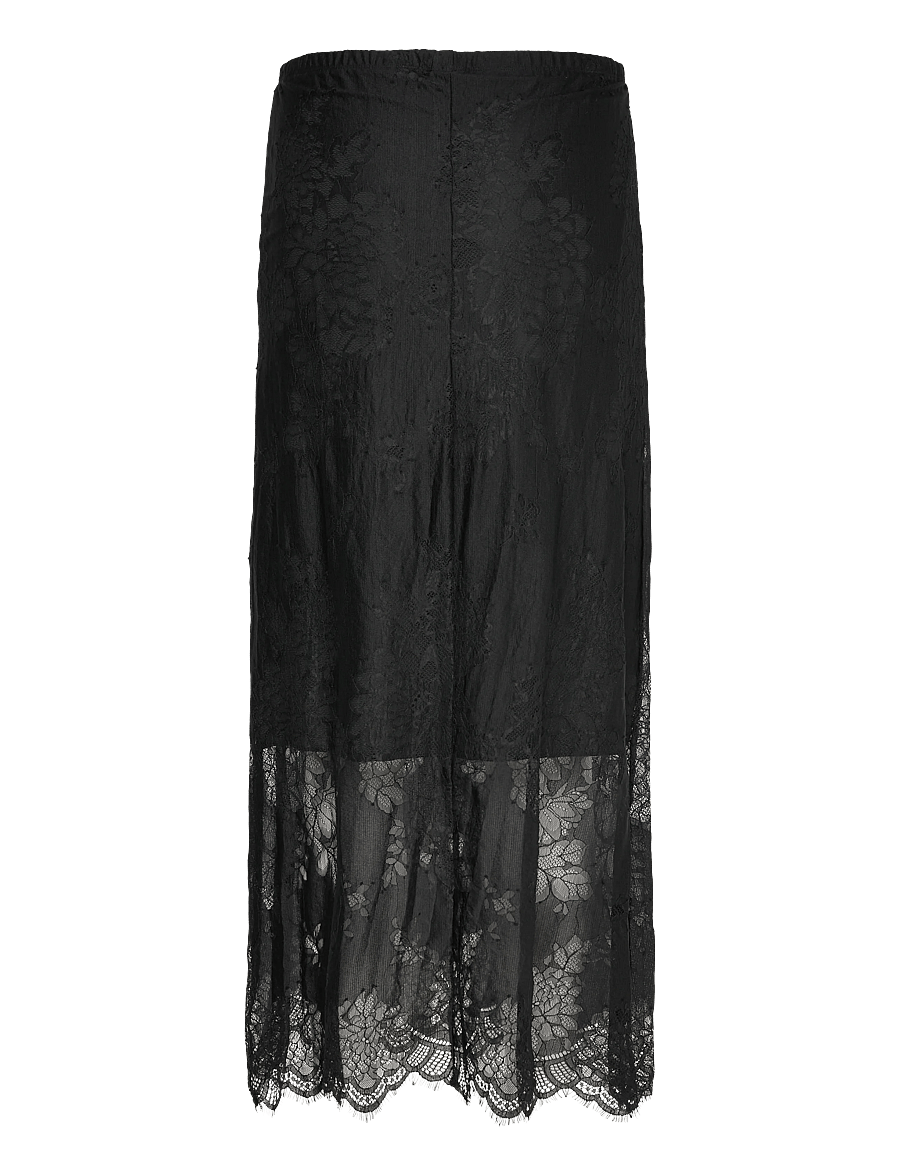 Gina Tricot - Lace skirt - maxi skirts - black (9000) - 1