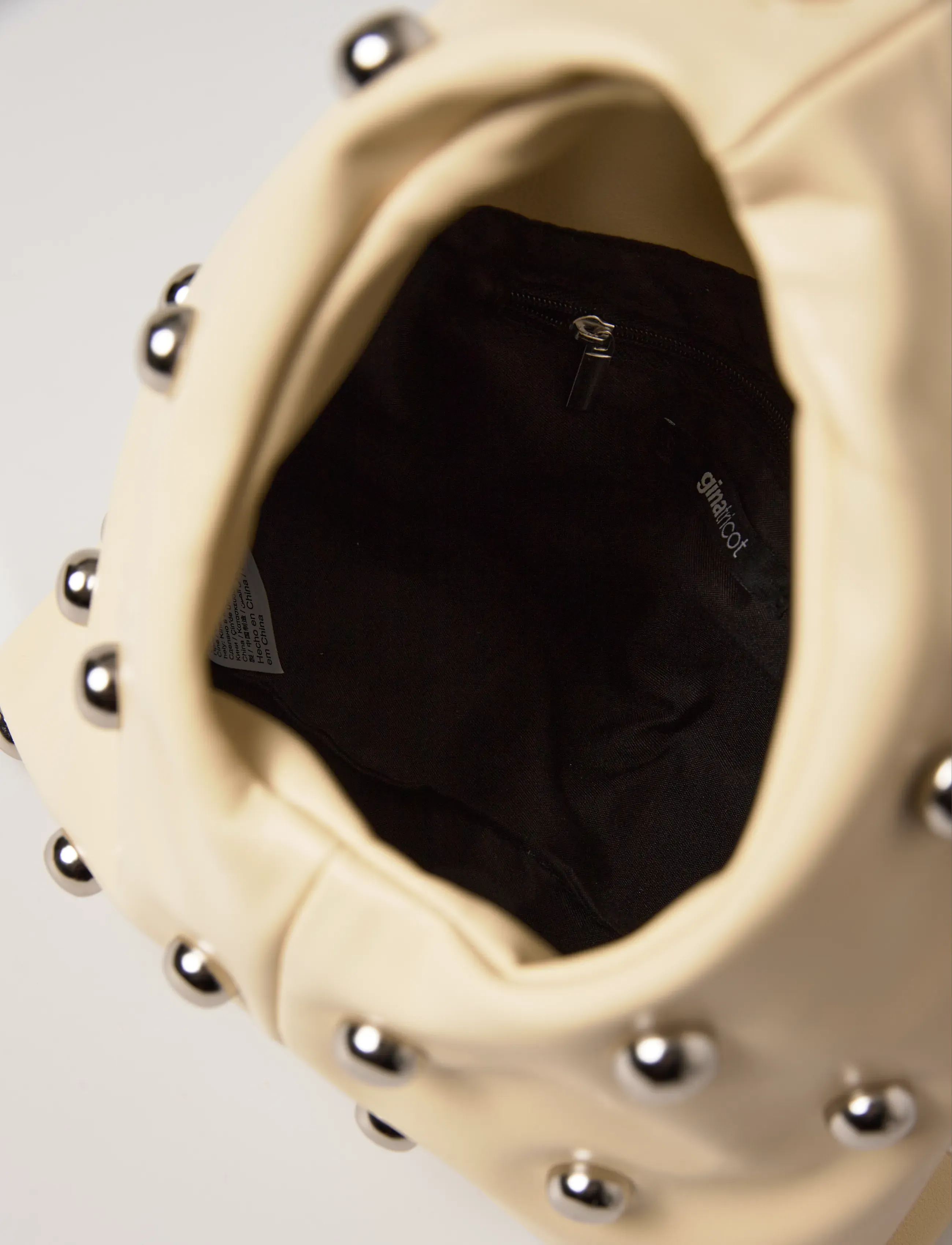 Gina Tricot - Studded handbag - speciella tillfällen - butter yellow (2076) - 4