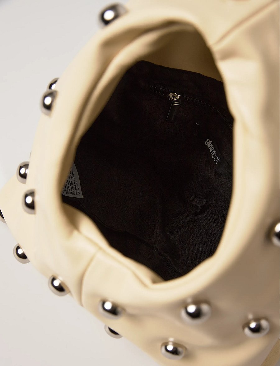 Gina Tricot - Studded handbag - besondere anlässe - butter yellow (2076) - 4