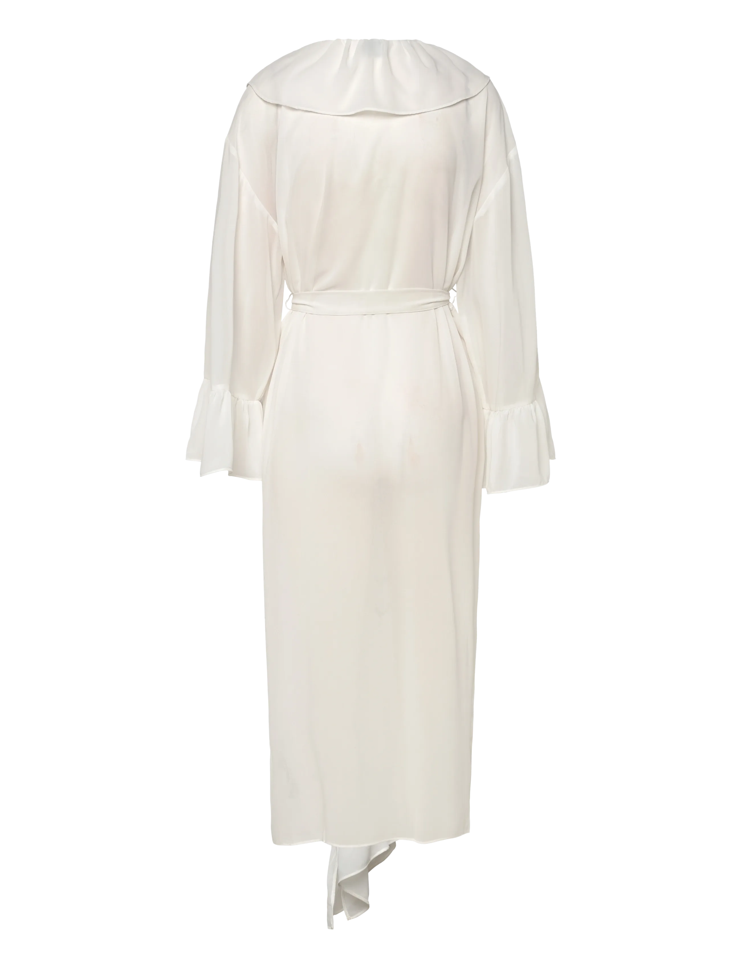 Gina Tricot - Chiffon loungewear robe - morgenkåber - gardenia (1496) - 2