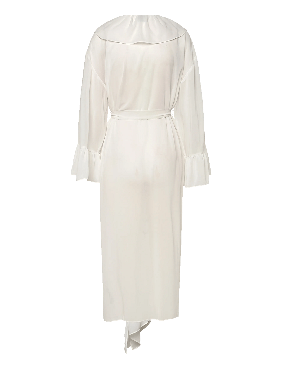 Gina Tricot - Chiffon loungewear robe - morgenkåber - gardenia (1496) - 2