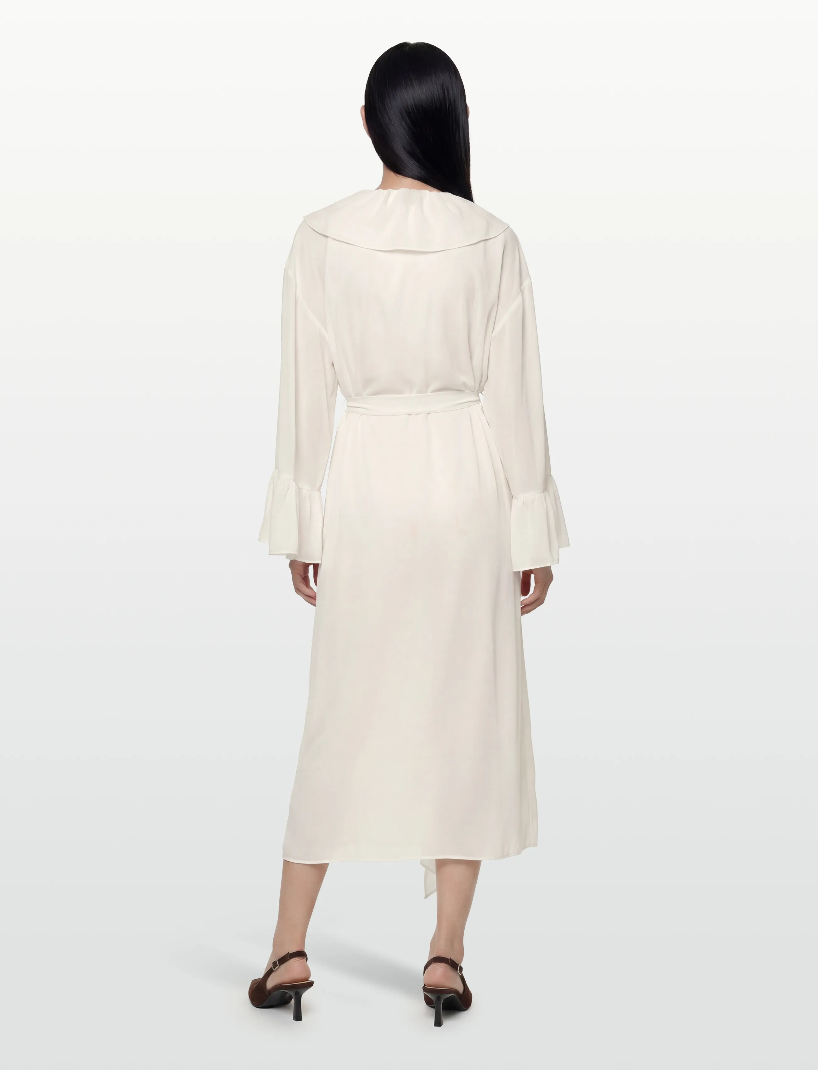 Gina Tricot - Chiffon loungewear robe - morgenkåber - gardenia (1496) - 4