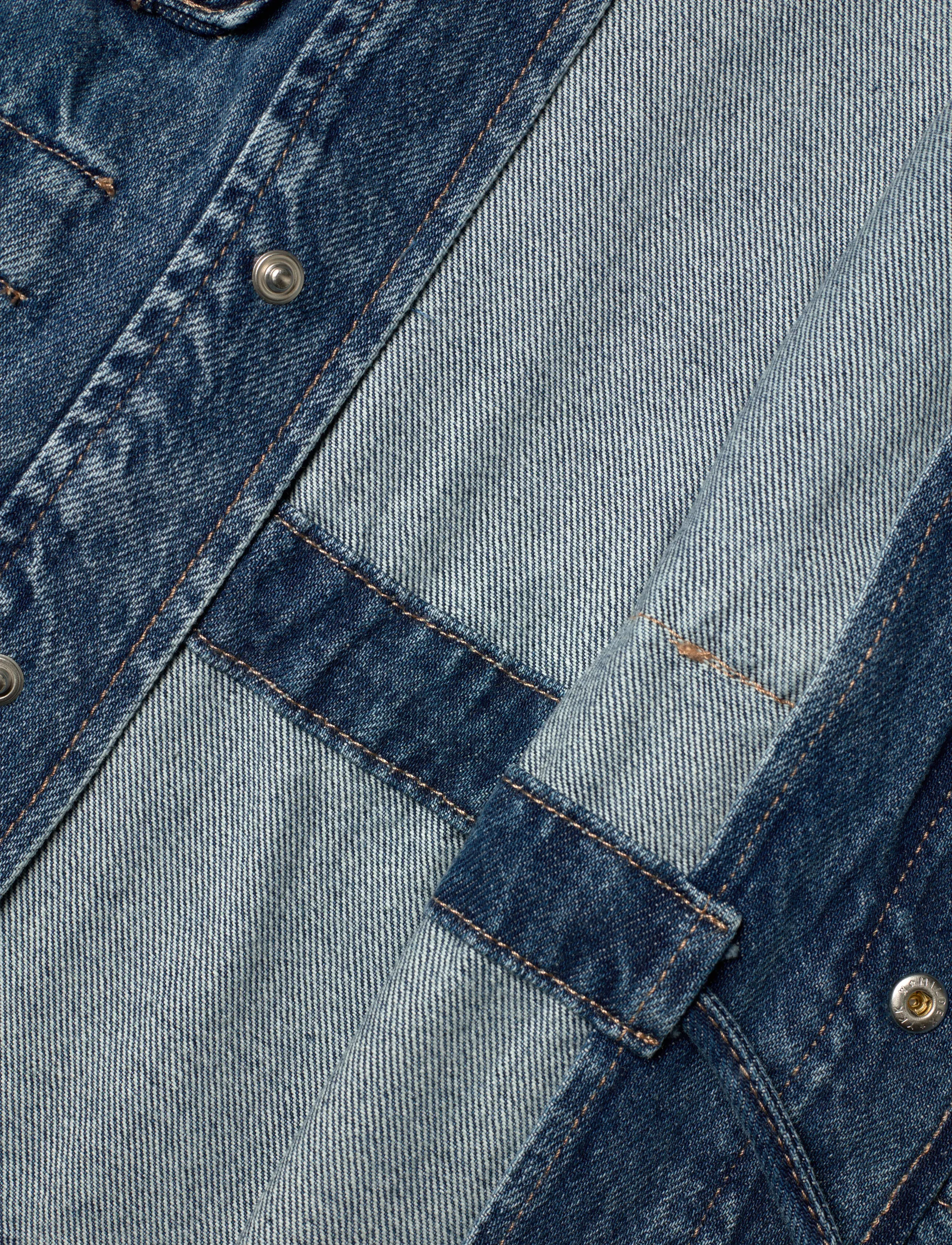 Gina Tricot - Office cargo denim jacket - kevadjoped - mid blue - 3