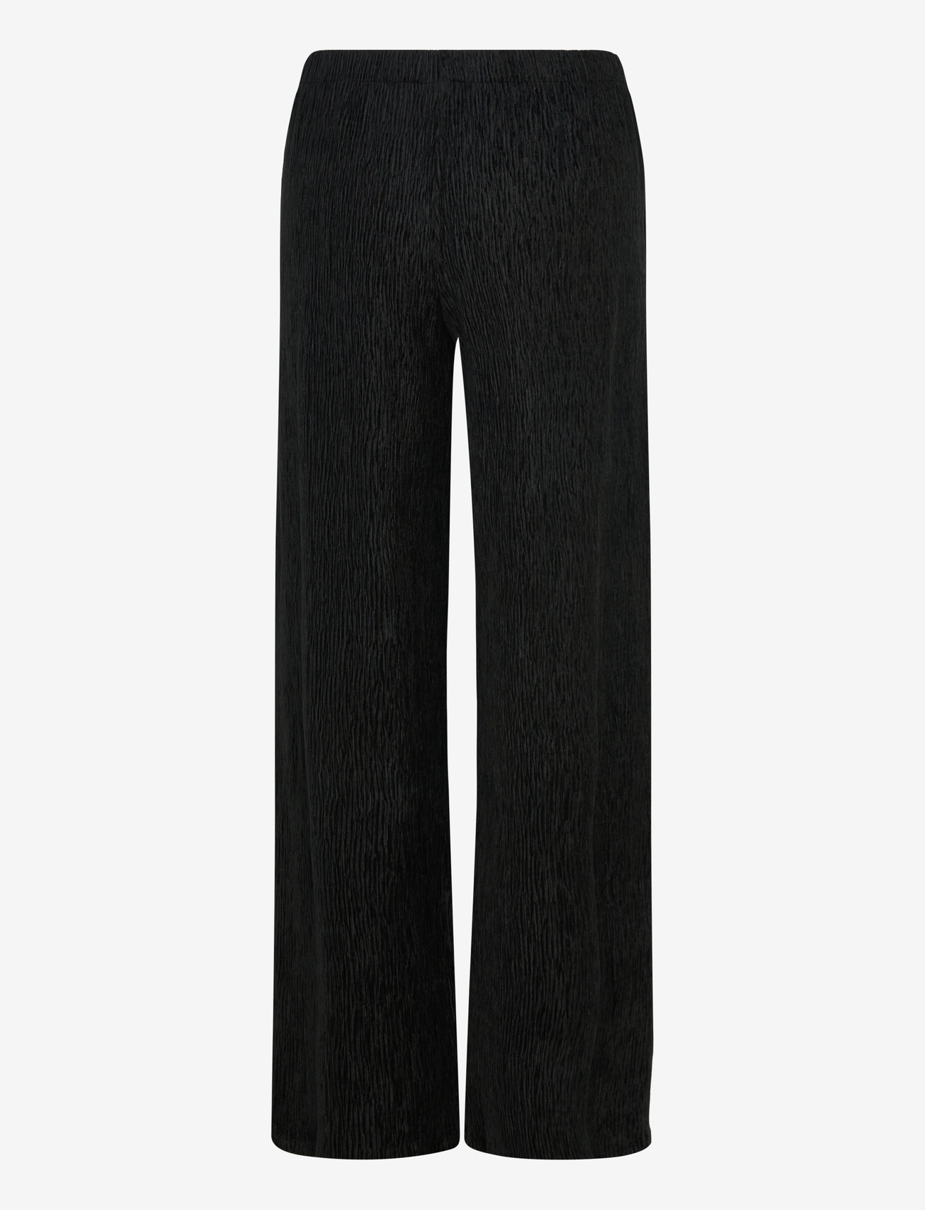 Gina Tricot - Velvet trousers - hosen mit weitem bein - black (9000) - 1