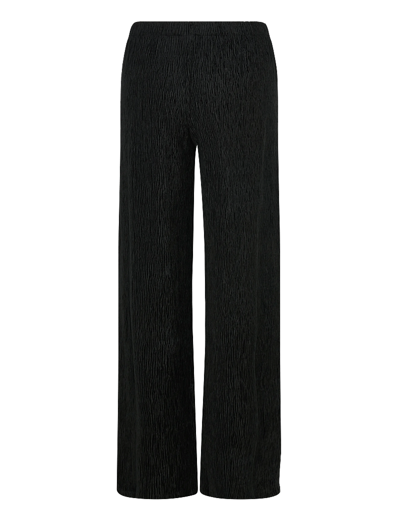 Gina Tricot - Velvet trousers - hosen mit weitem bein - black (9000) - 1