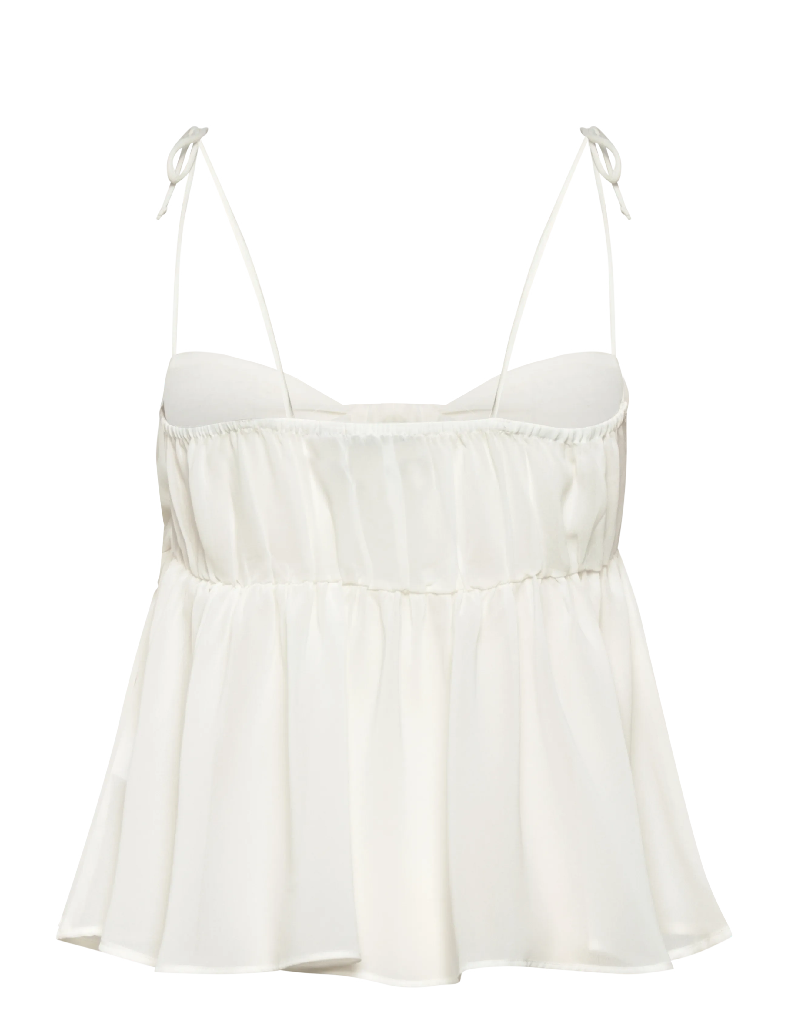 Gina Tricot - Chiffon loungewear singlet - Ærmeløse bluser - gardenia (1496) - 2