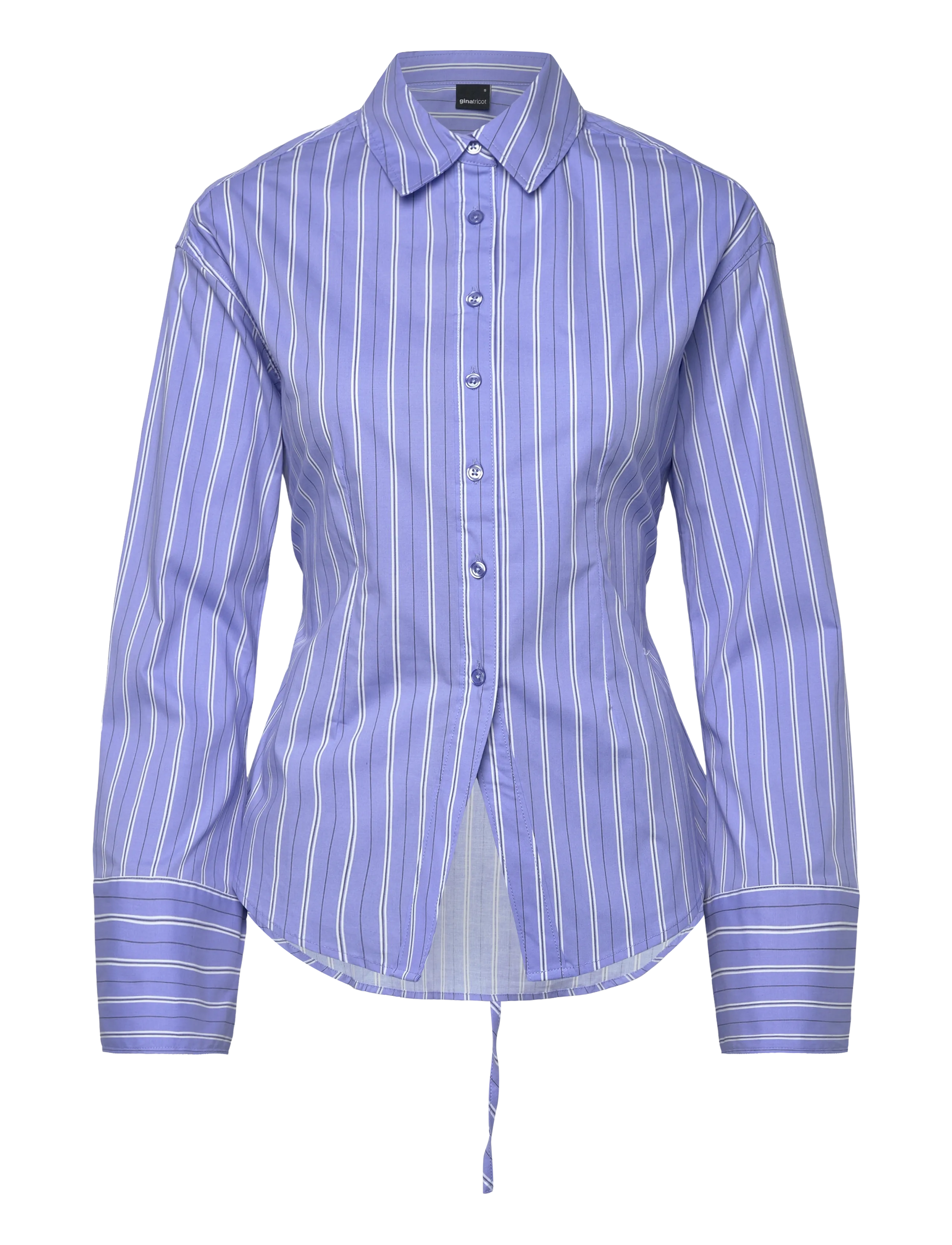 Gina Tricot Shaped blouse - Shirts - BLUE/STRIPE (5244) / white