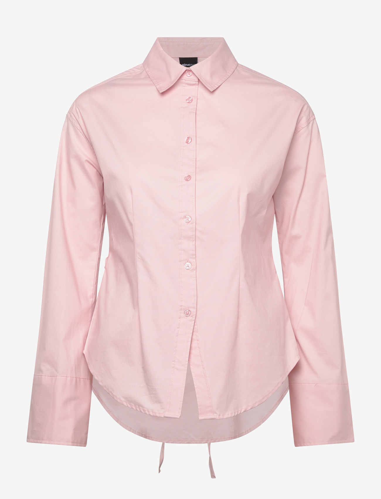 Gina Tricot - Shaped blouse - long-sleeved shirts - lt pink - 0