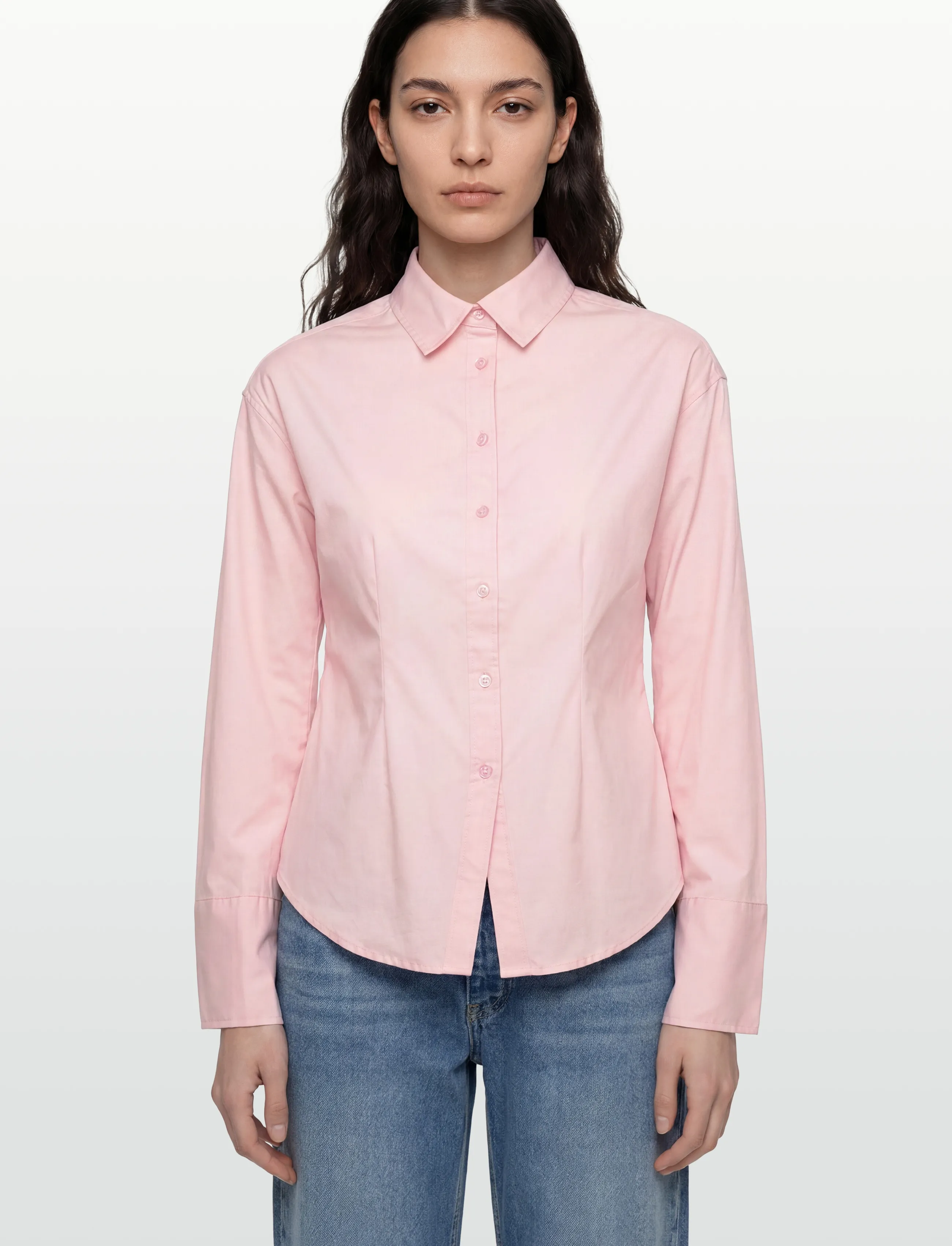Gina Tricot - Shaped blouse - long-sleeved shirts - lt pink - 3