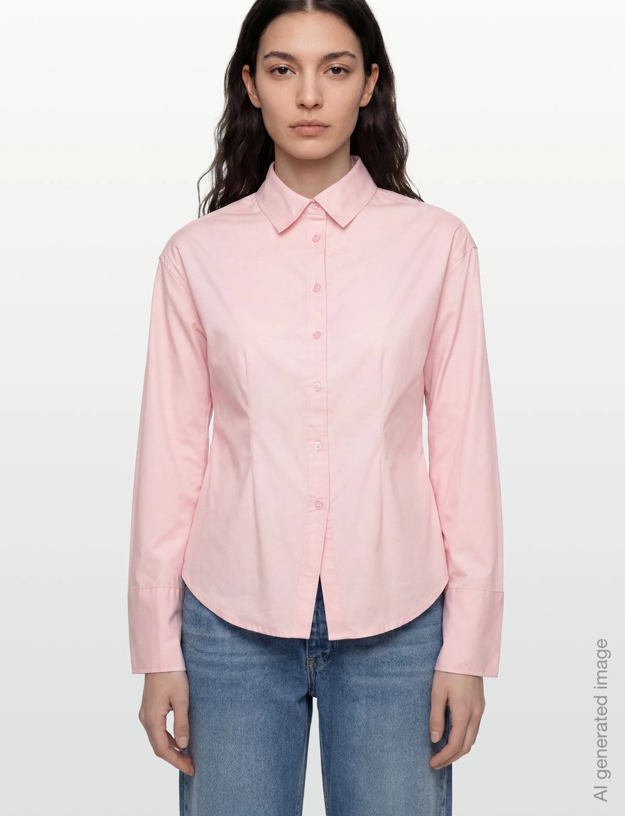 Gina Tricot - Shaped blouse - langärmlige hemden - lt pink - 3