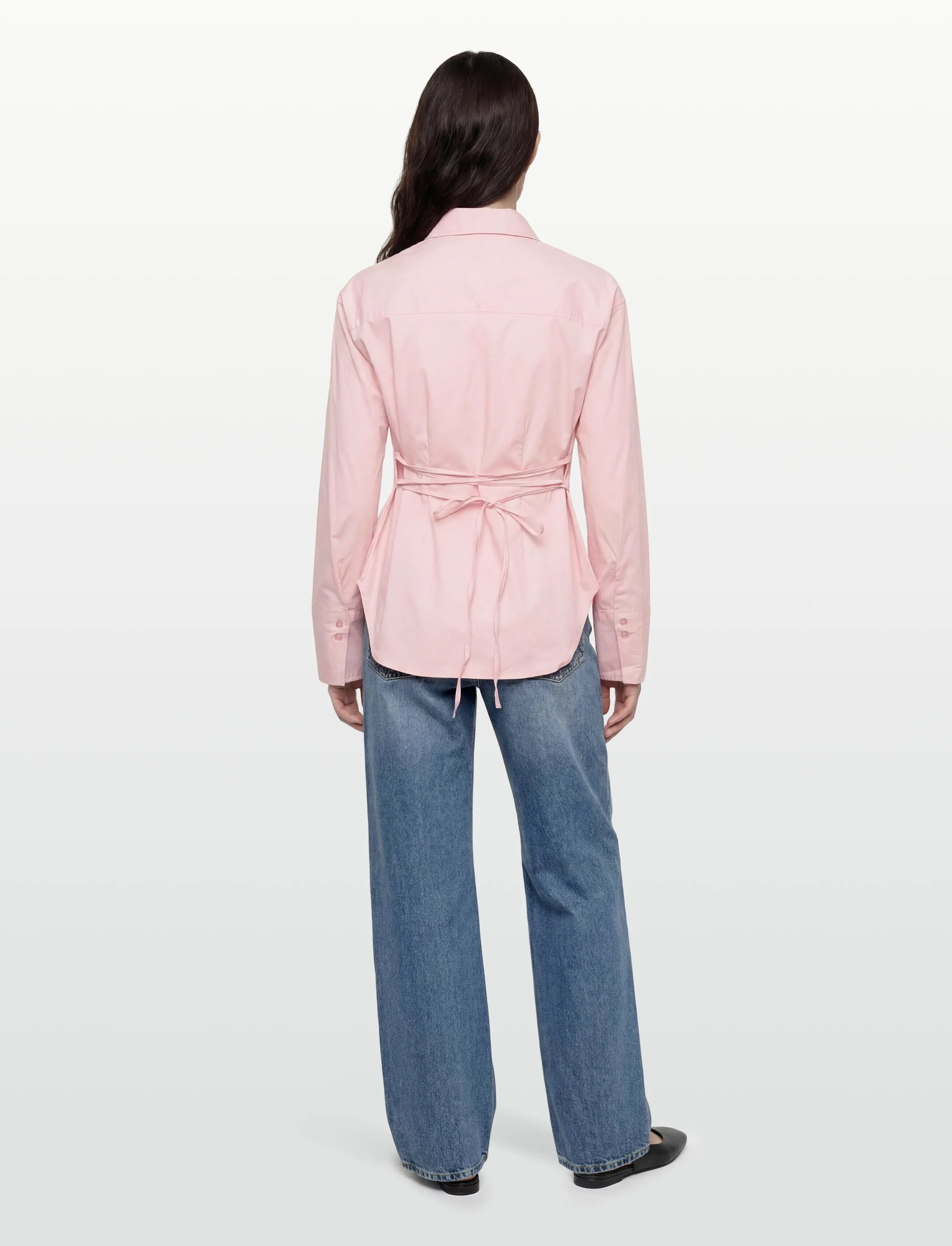 Gina Tricot - Shaped blouse - long-sleeved shirts - lt pink - 4