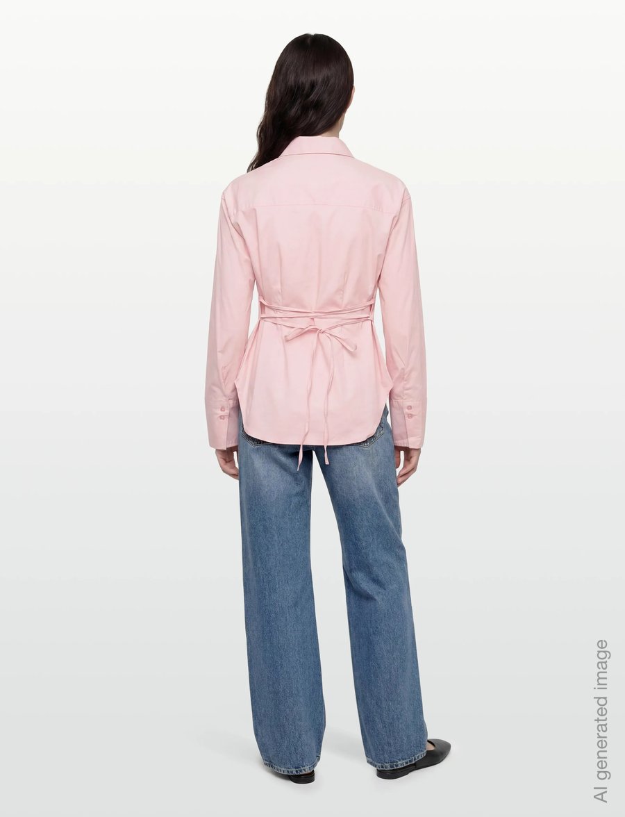 Gina Tricot - Shaped blouse - langärmlige hemden - lt pink - 4