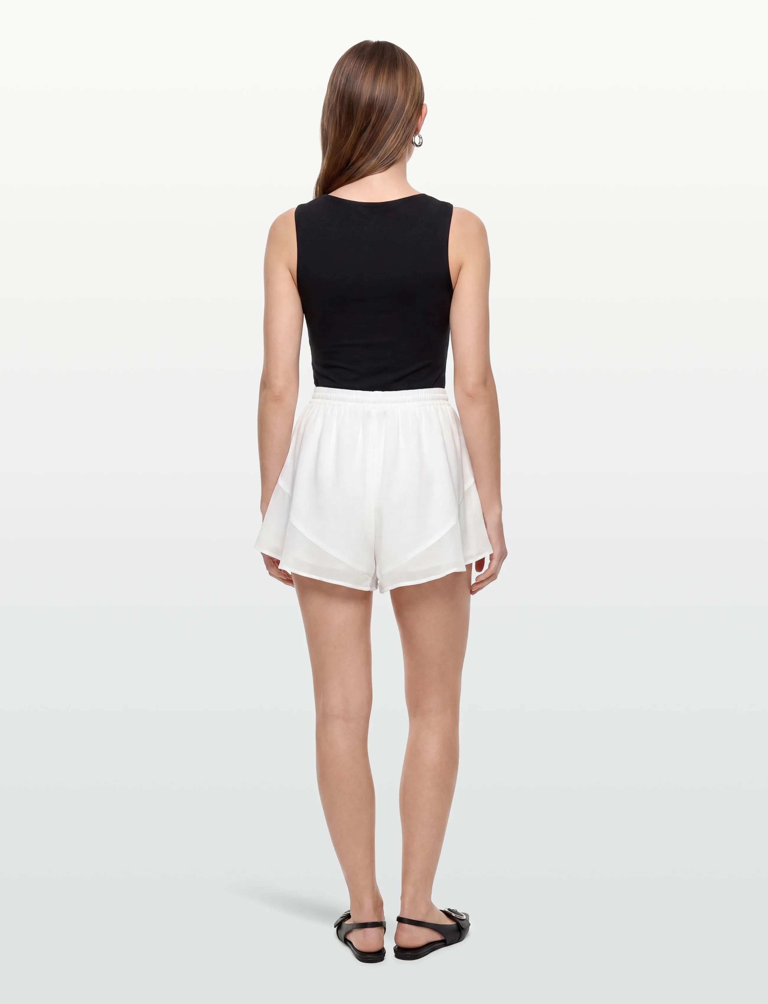 Gina Tricot - Chiffon loungewear shorts - casual shorts - gardenia (1496) - 4