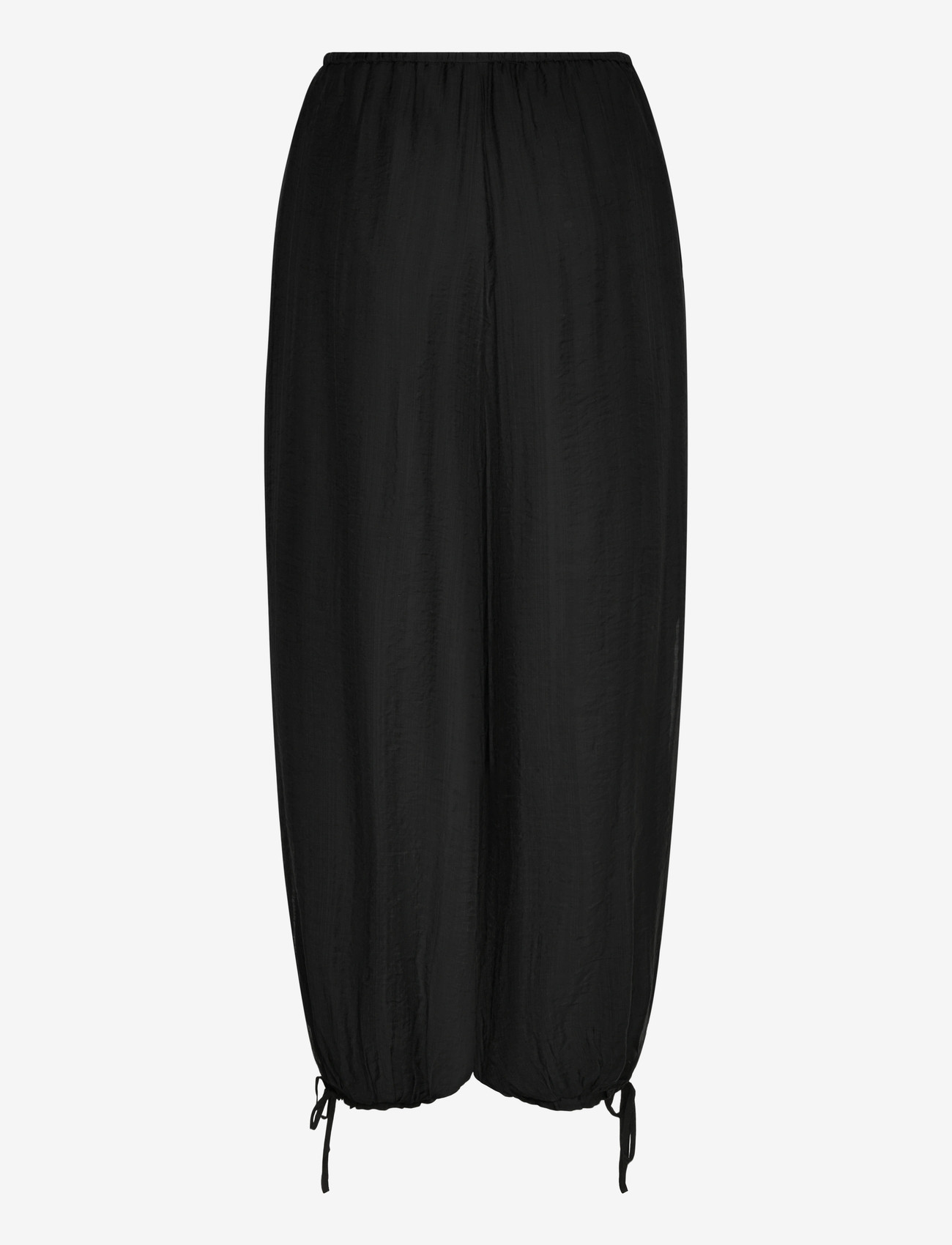 Gina Tricot - Sheer balloon trousers - barrel-bukser - black (9000) - 1