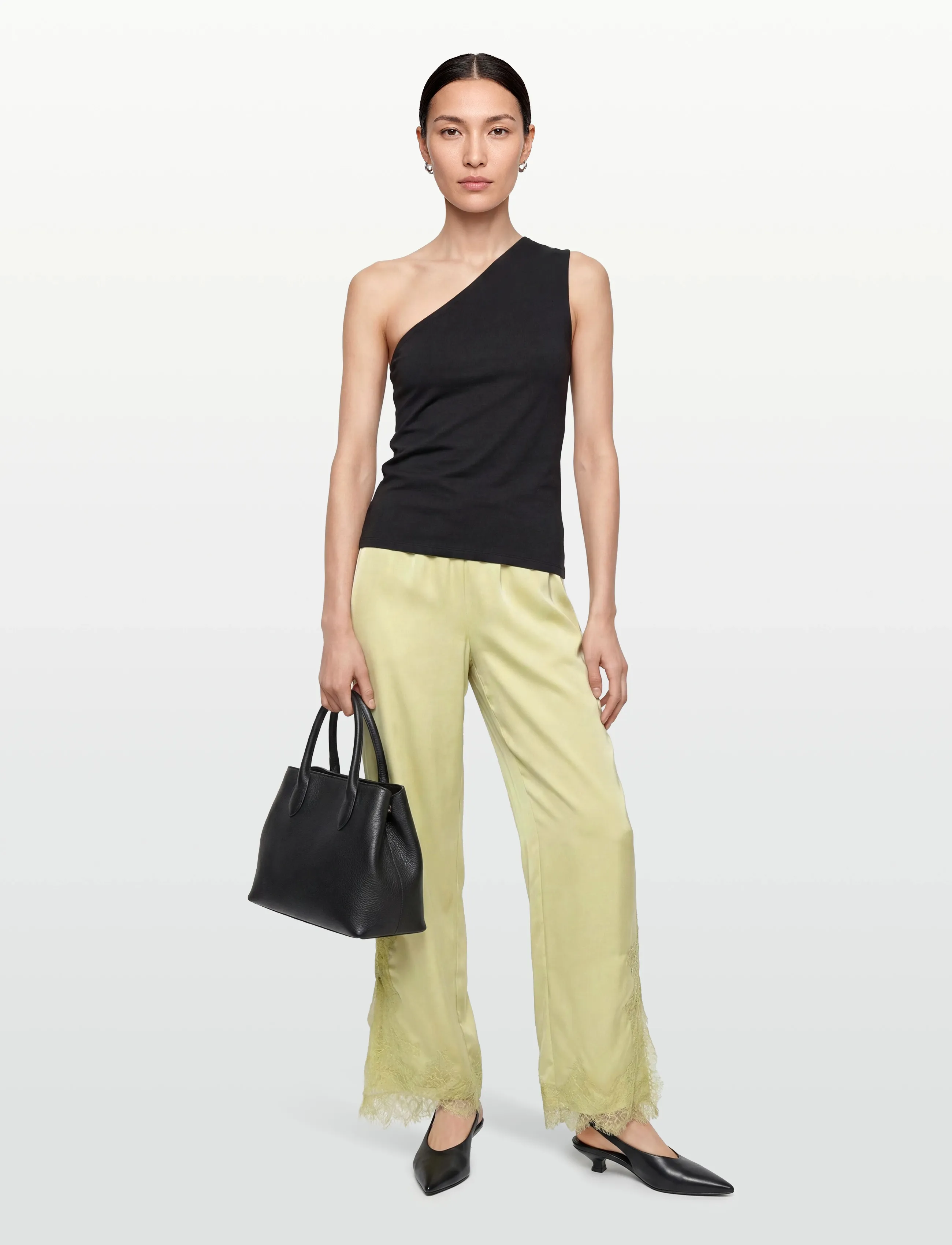 Satin Lace Trousers
