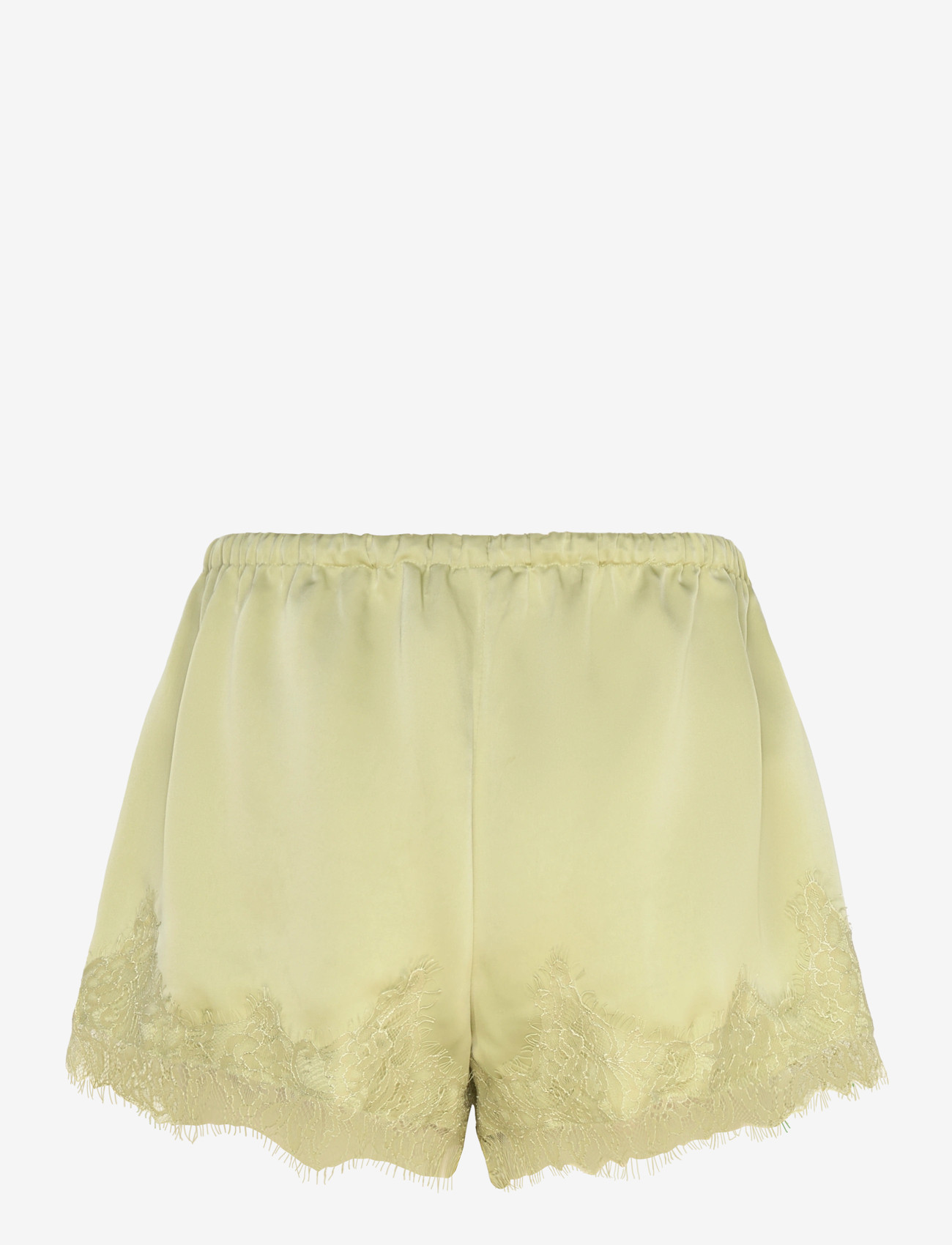 Gina Tricot - Satin lace shorts - natshorts - green glow (6050) - 1
