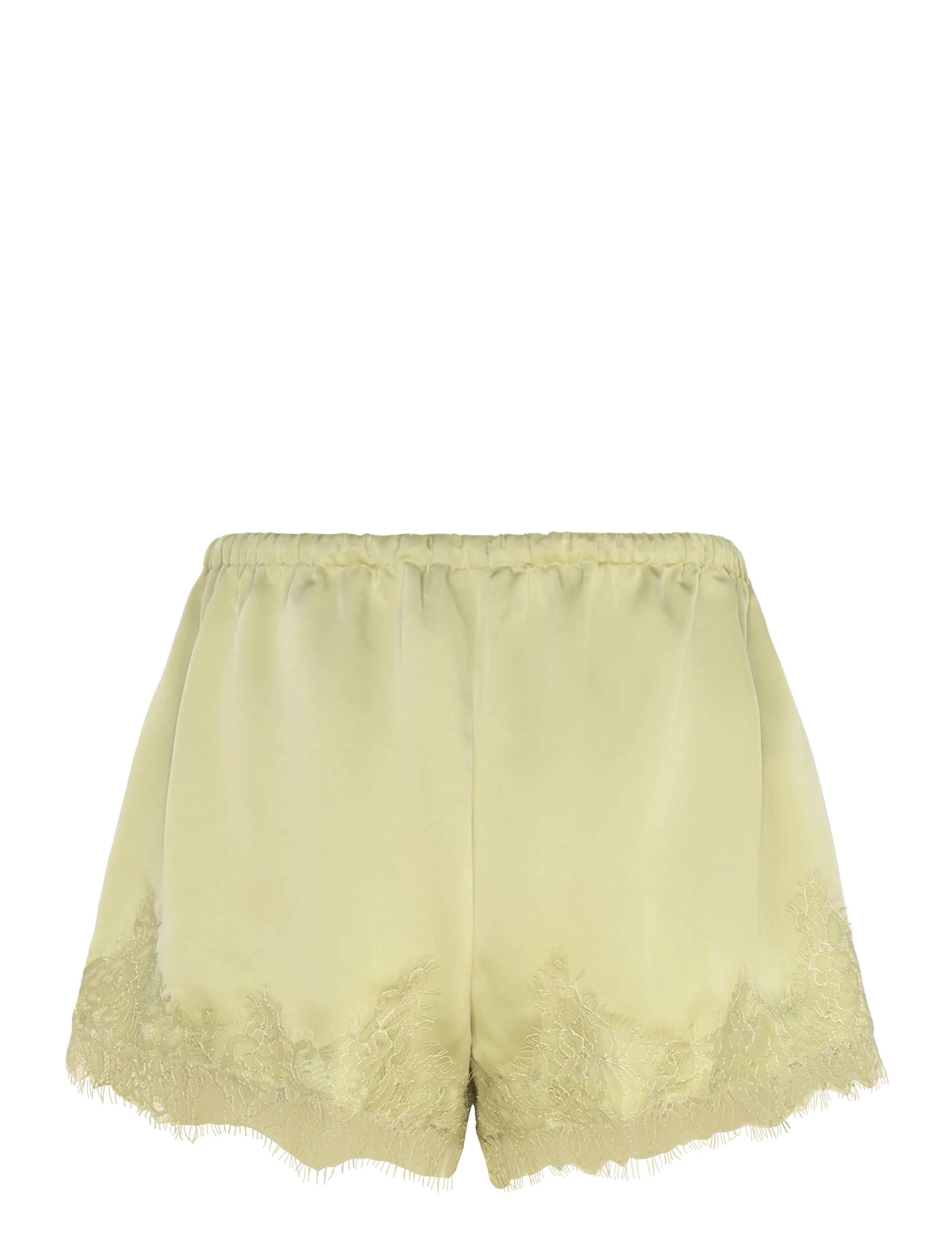 Gina Tricot - Satin lace shorts - natshorts - green glow (6050) - 1