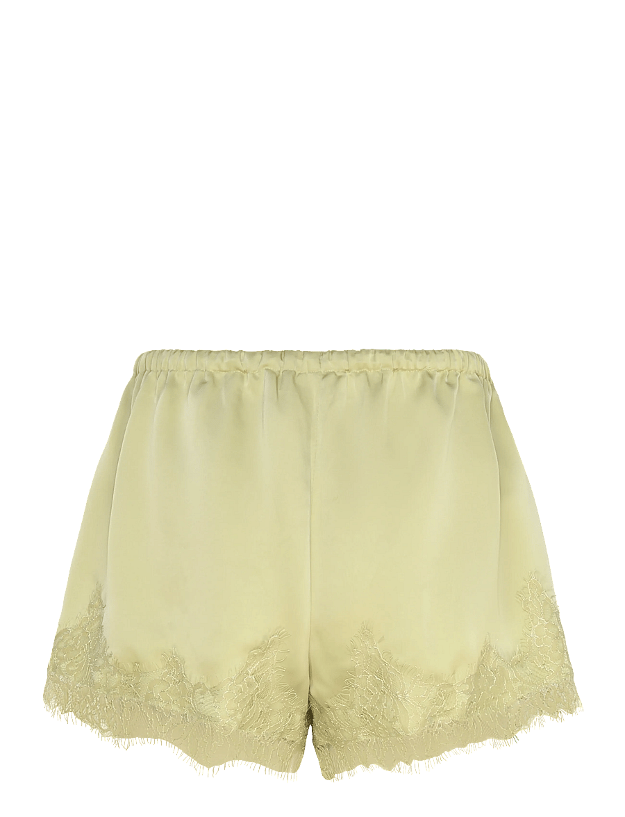 Gina Tricot - Satin lace shorts - lühikesed püksid - green glow (6050) - 1