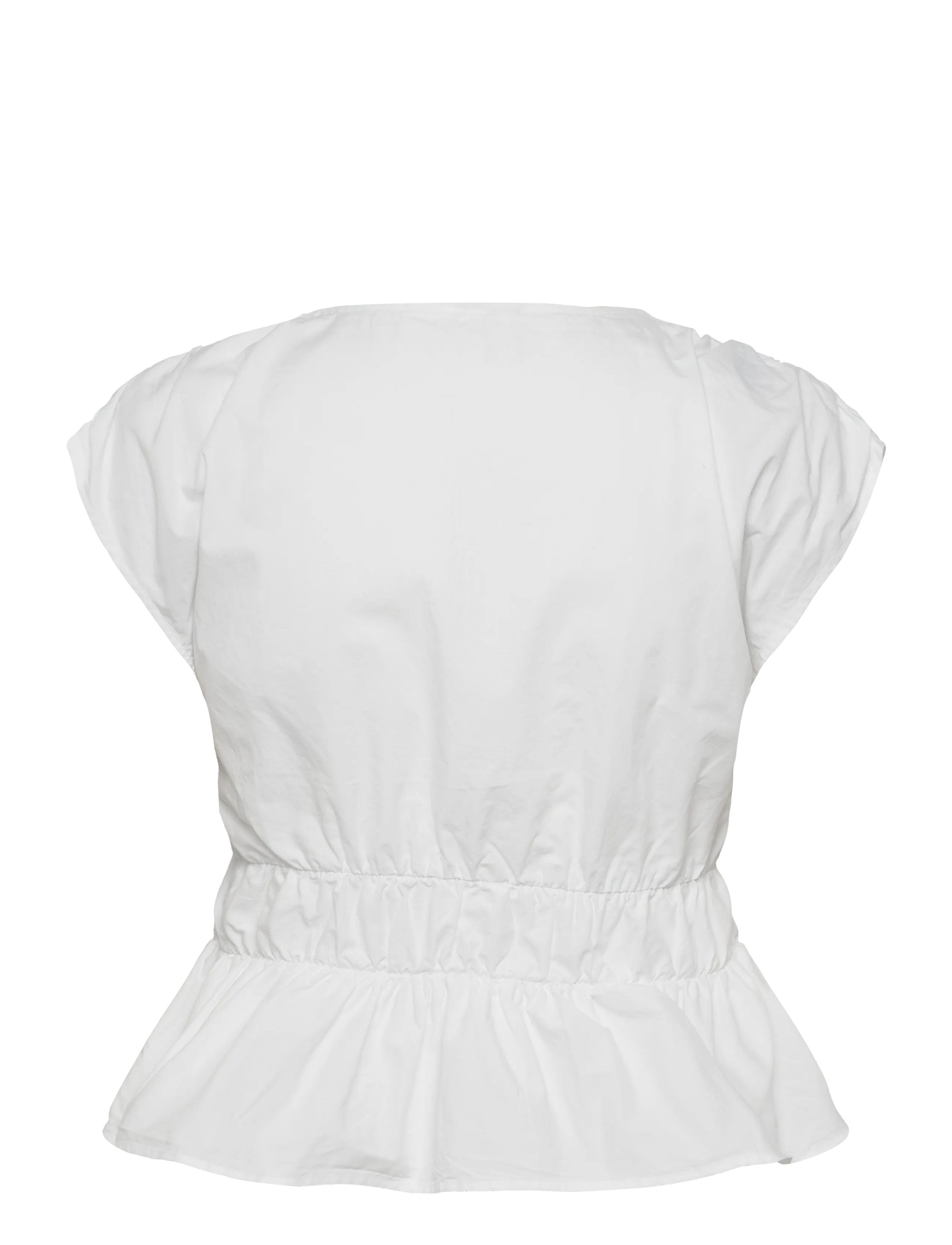 Gina Tricot - Peplum top - white (1000) - 1