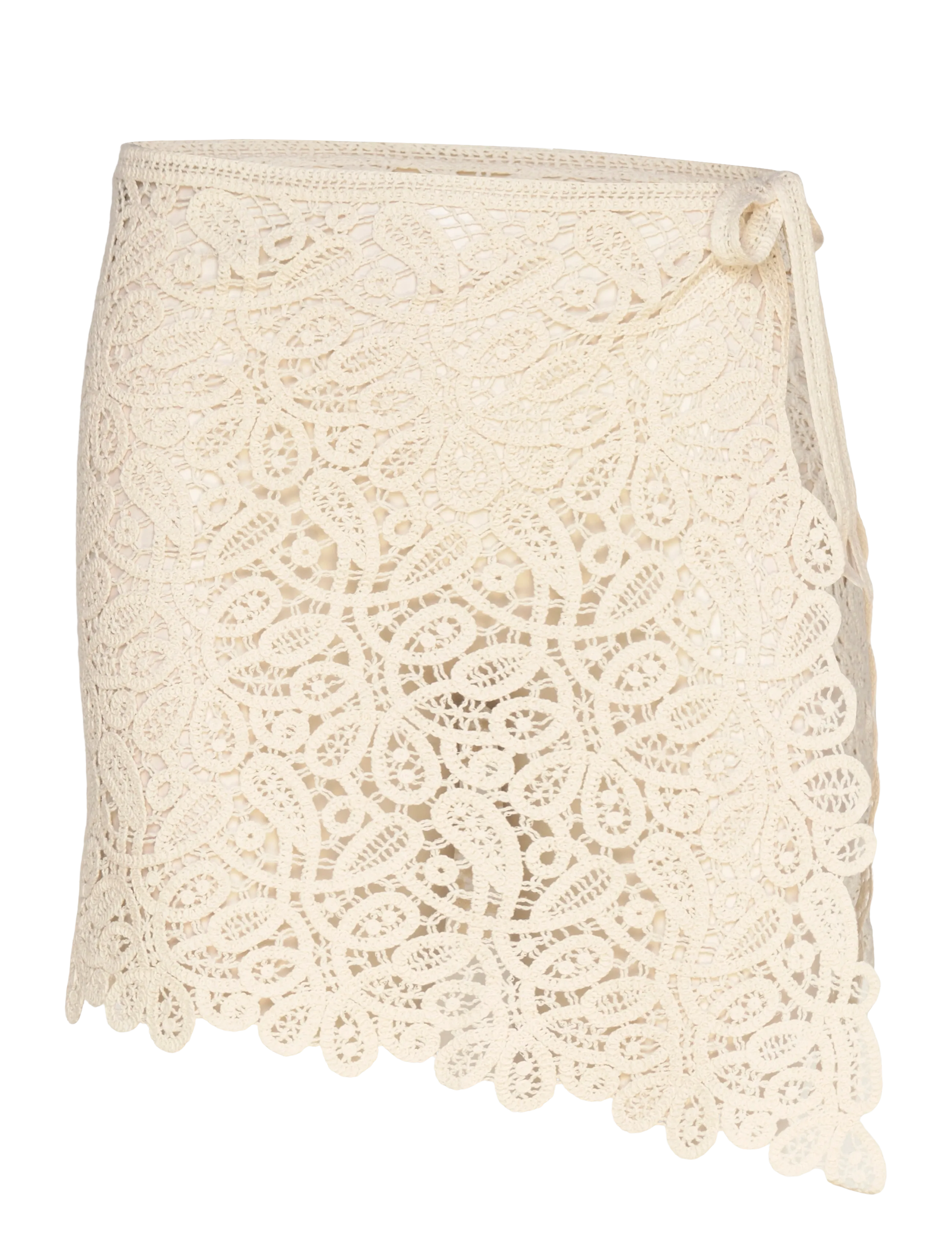 Gina Tricot Knitted crochet apron skirt - Mugavalt oma kodus - CREAM (1047) / cream