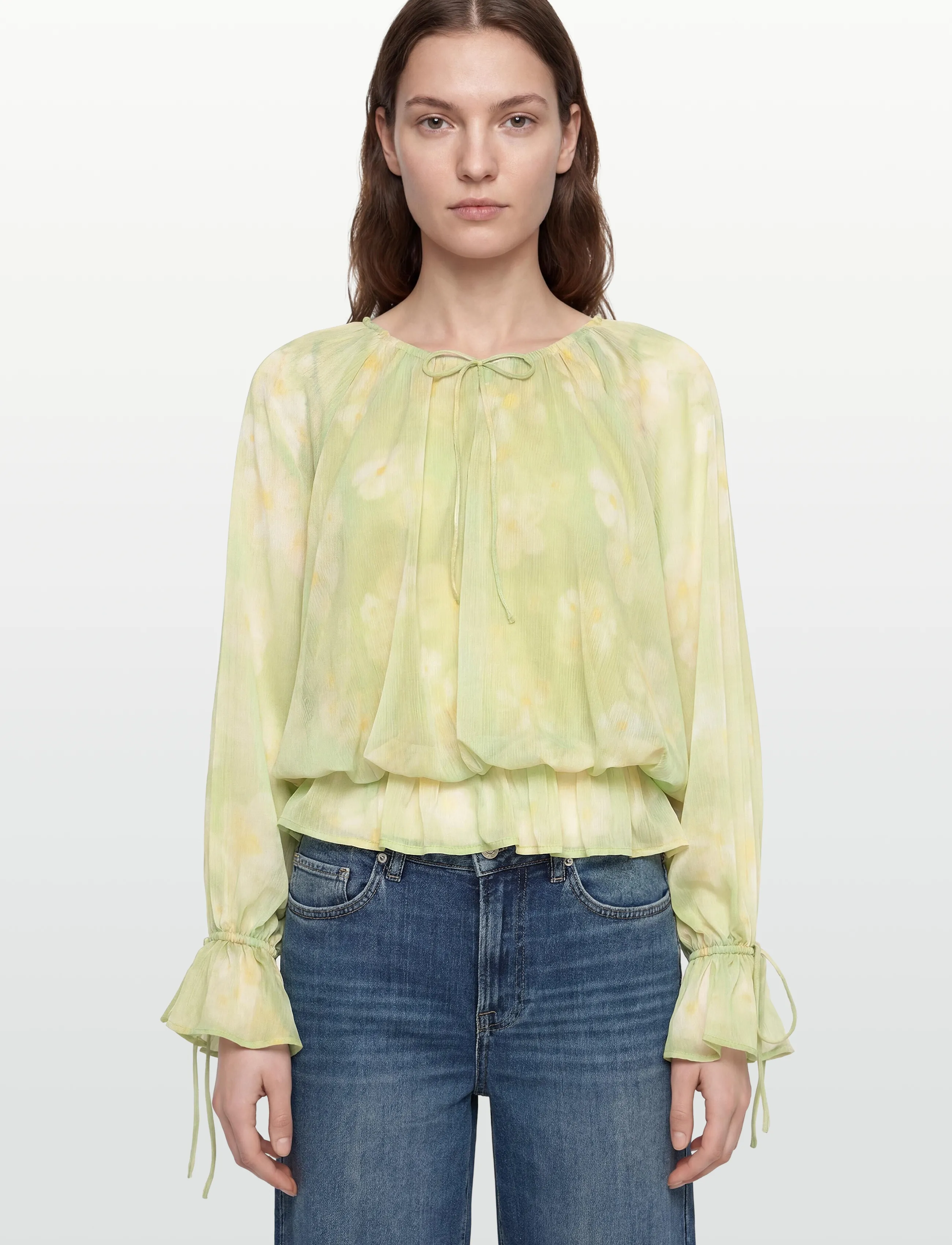 Gina Tricot - Wavy blouse - langærmede bluser - aop (1440) - 3