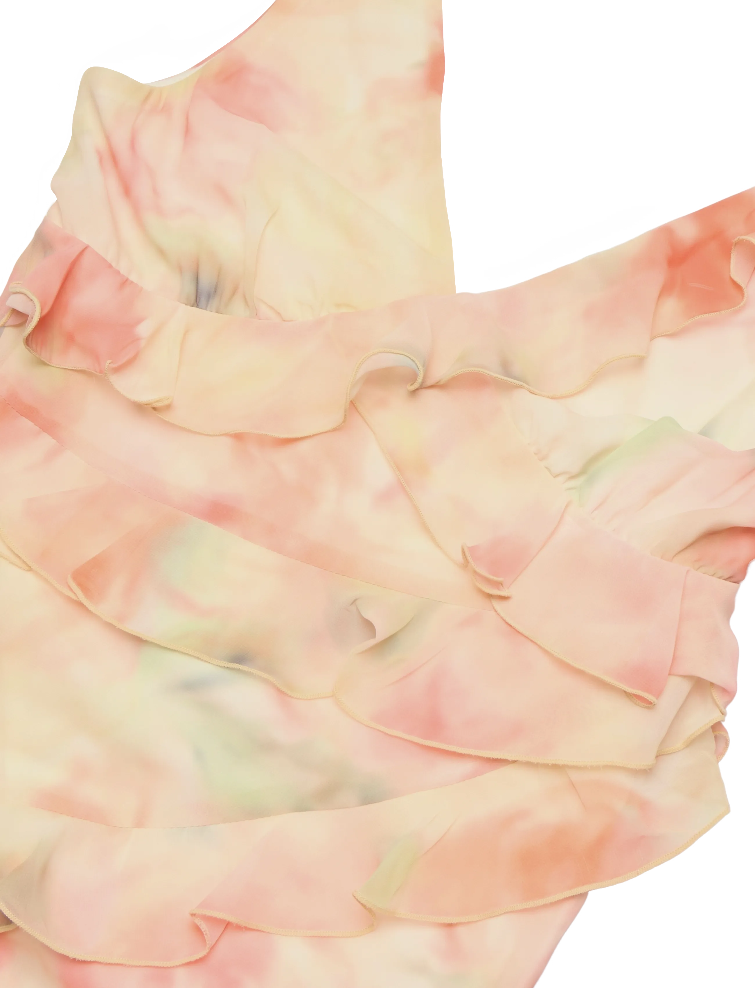 Gina Tricot - Frill maxi dress - watercolor flower (3591) - 5