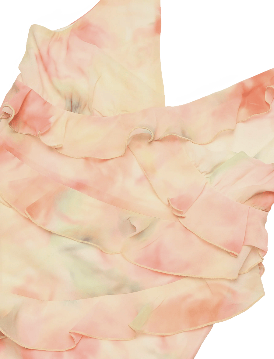 Gina Tricot - Frill maxi dress - watercolor flower (3591) - 5