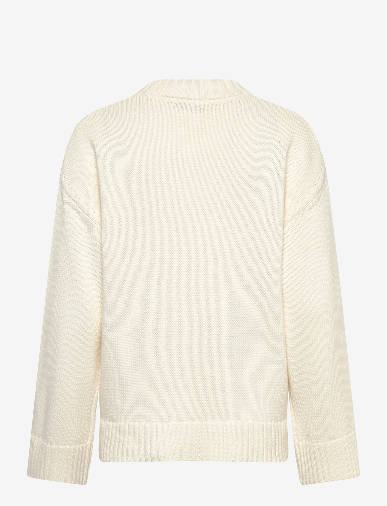 Gina Tricot - Knitted cotton sweater - sviitrid - gardenia (1496) - 1