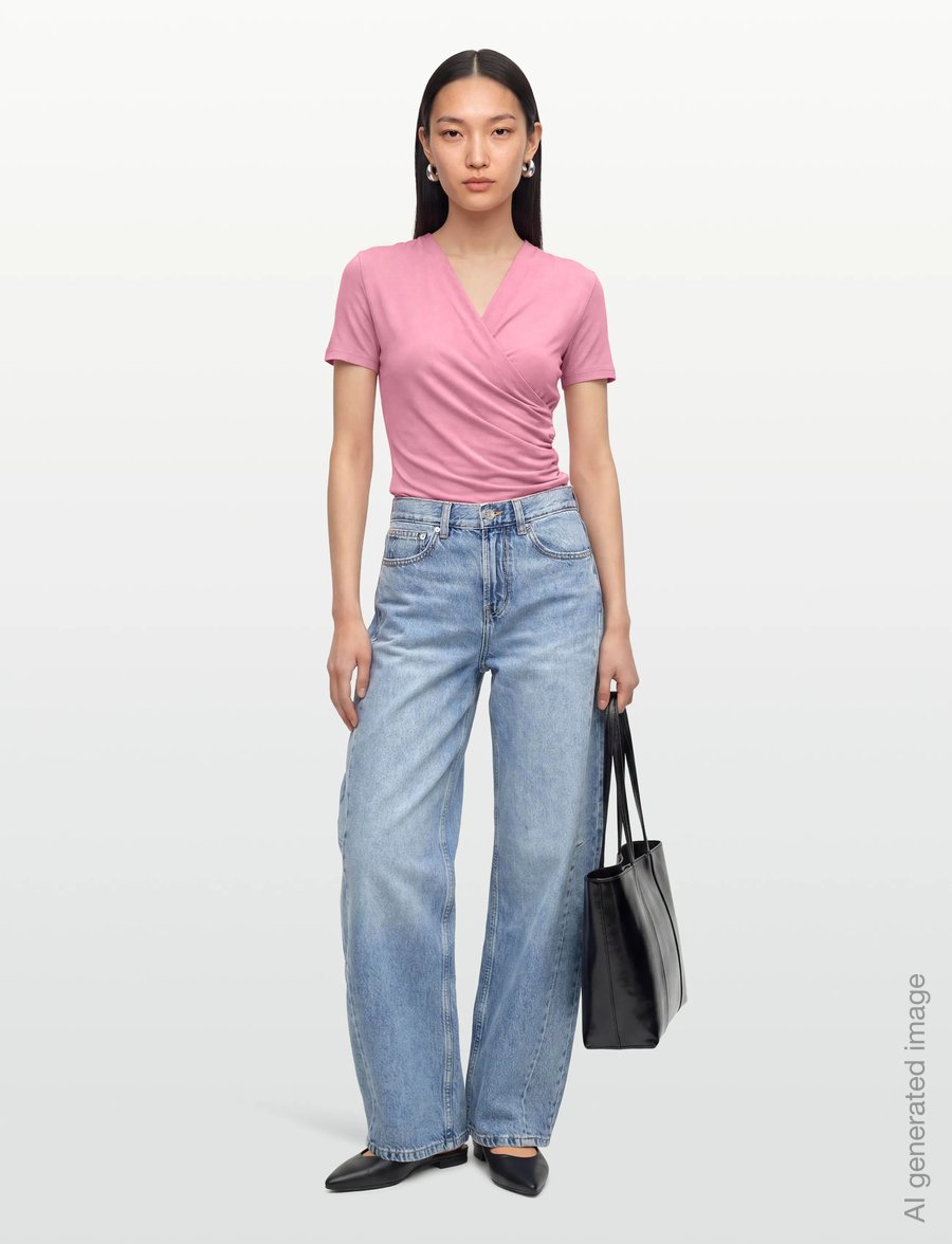 Gina Tricot - Balloon jeans - barrel-teksad - blue - 0