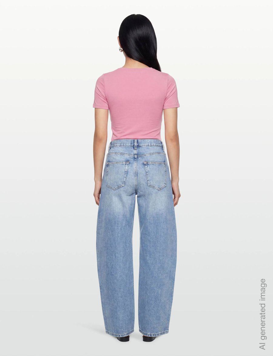 Gina Tricot - Balloon jeans - barrel-teksad - blue - 4