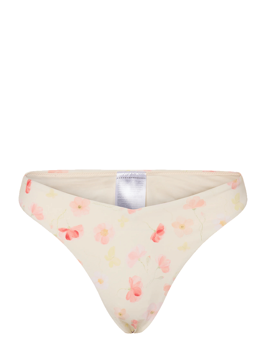 Gina Tricot - High bikini thong - bikinitrosor med hög midja - poppy aop - 0