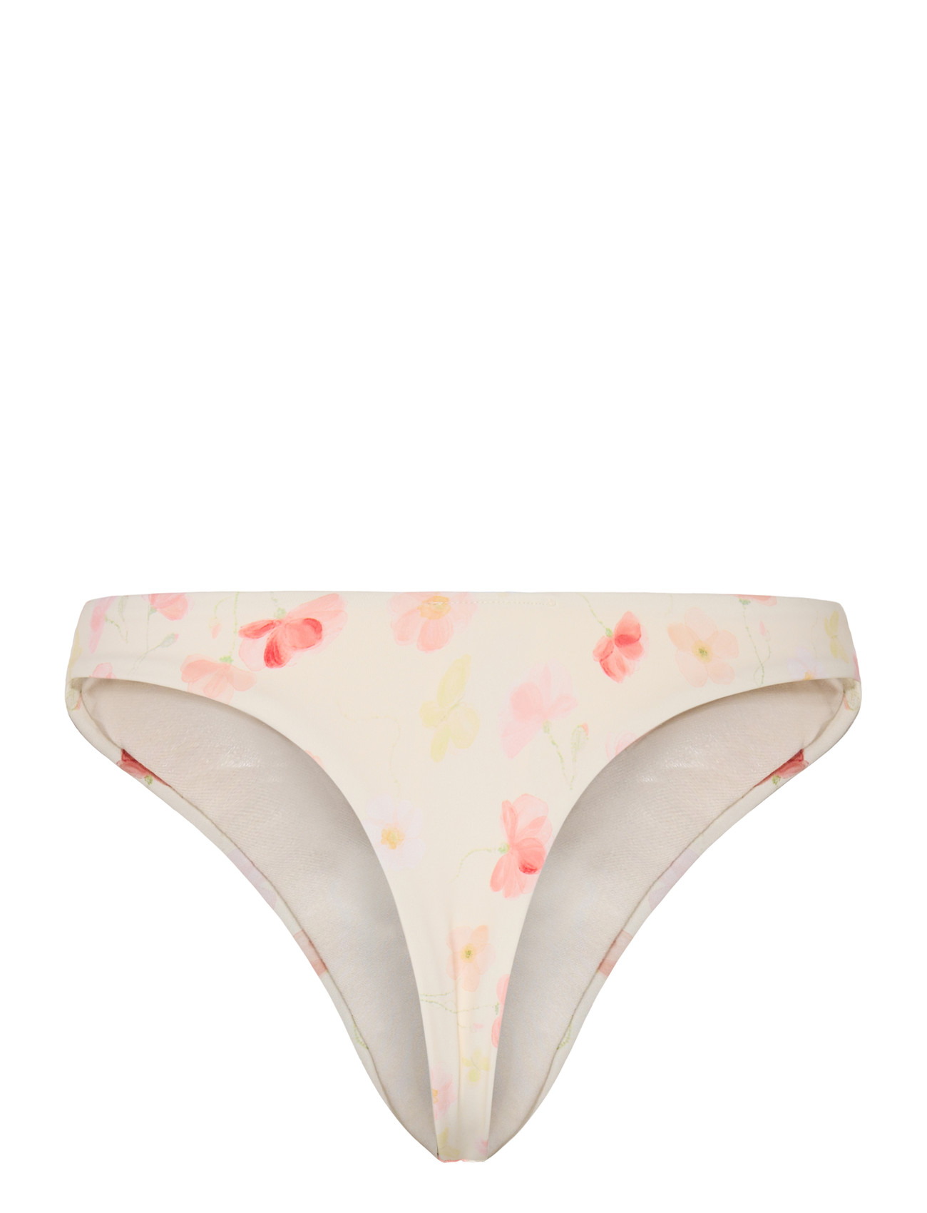 Gina Tricot - High bikini thong - højtaljede bikinitrusser - poppy aop - 1
