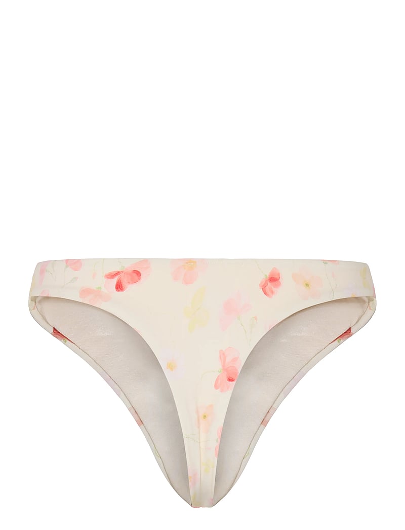 Gina Tricot - High bikini thong - højtaljede bikinitrusser - poppy aop - 1