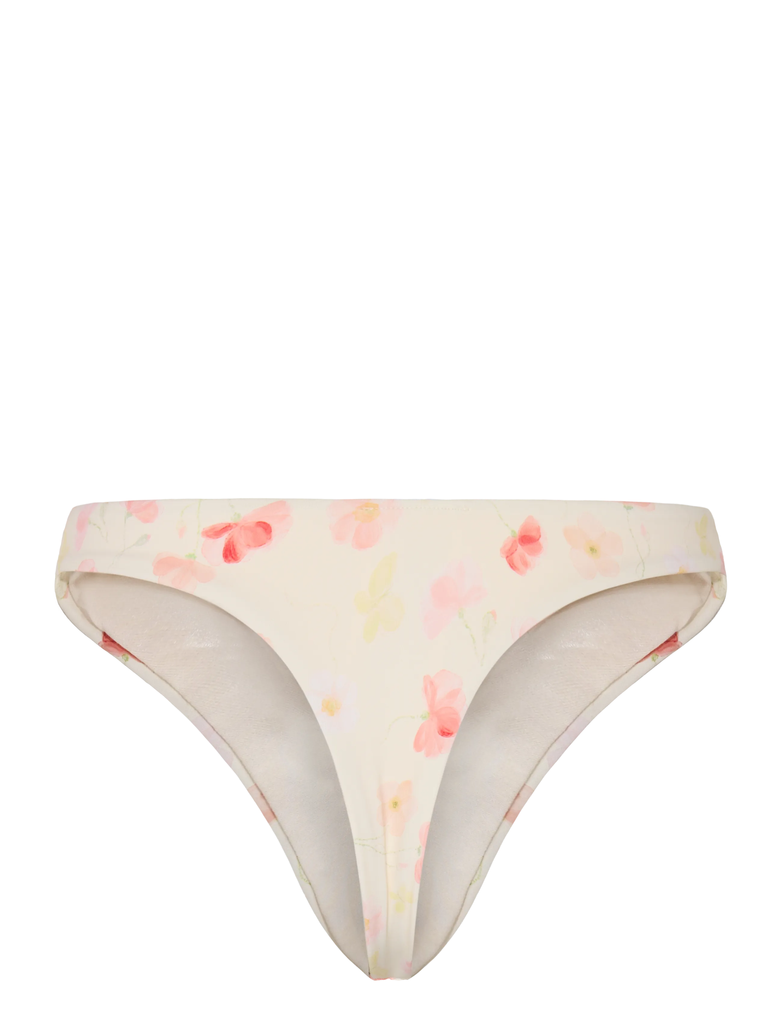 Gina Tricot - High bikini thong - bikinitrosor med hög midja - poppy aop - 1