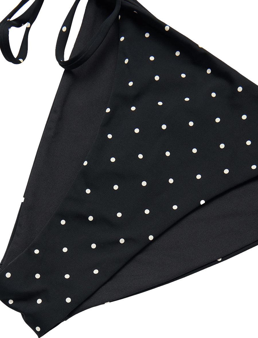 Gina Tricot - Bikini triangle brief - black dot (9361) - 2