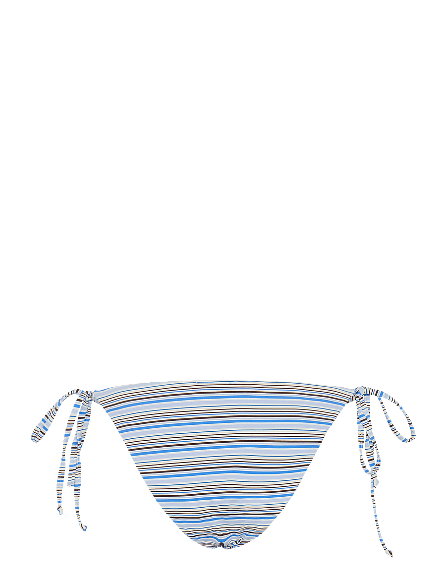 Gina Tricot - Bikini triangle brief - side tie bikinier - blue stripe - 1