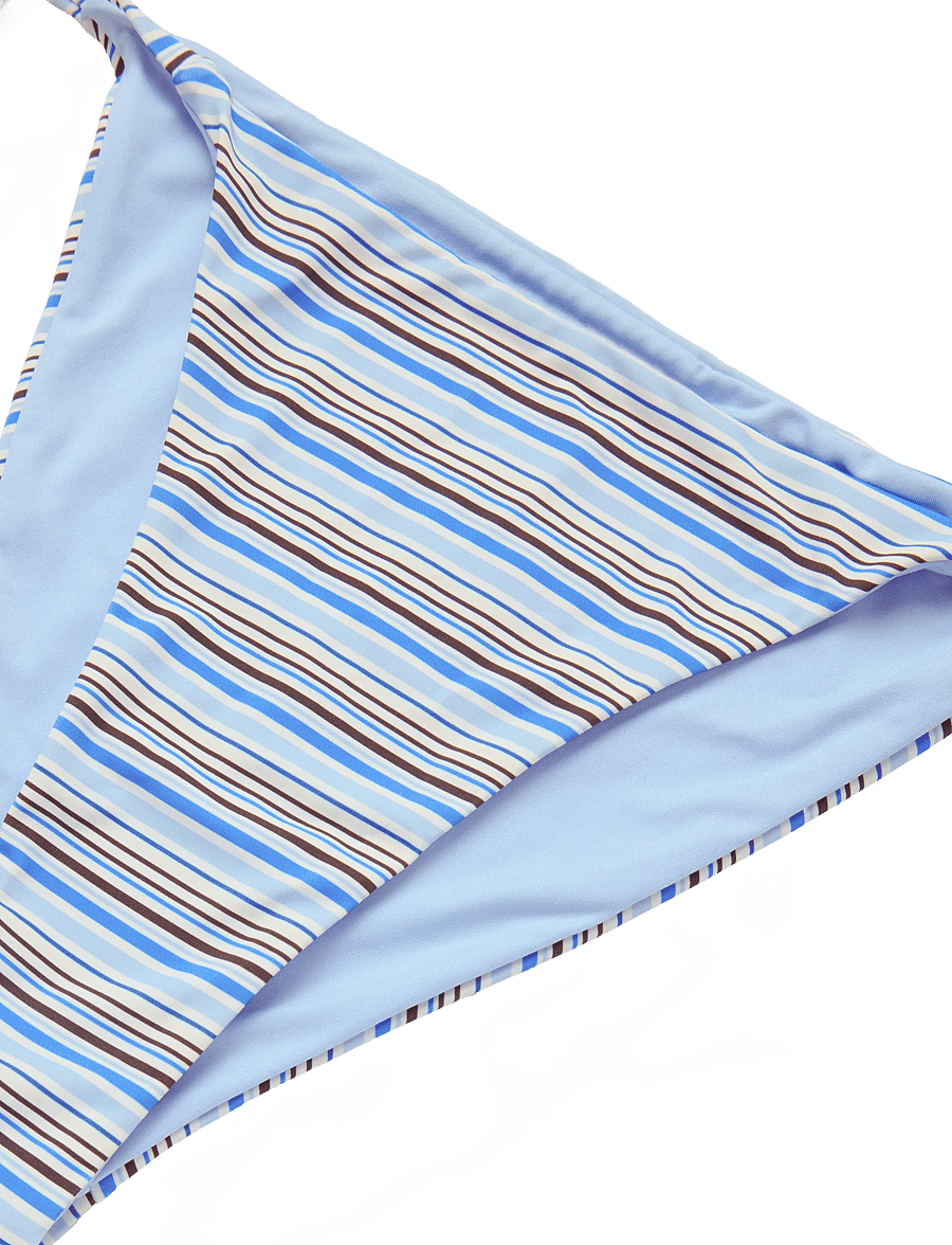 Gina Tricot - Bikini triangle brief - blue stripe - 1