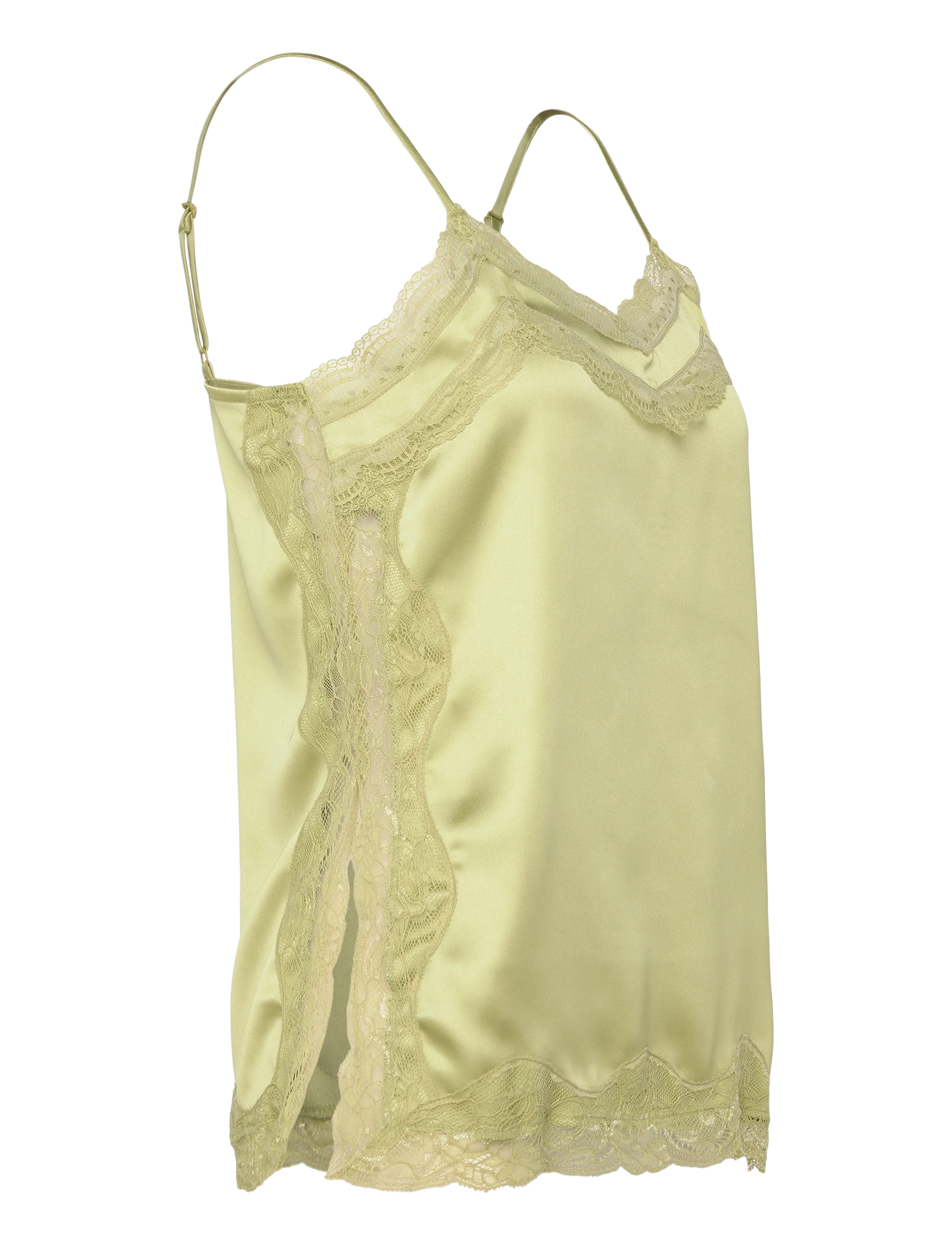 Gina Tricot - Lace singlet - sleeveless tops - green glow (6050) - 3