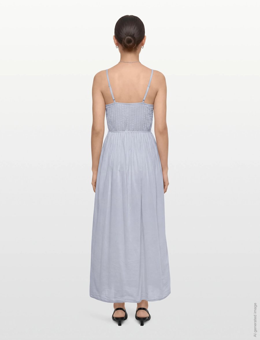Gina Tricot - Pleated dress - sommerkleider - lt blue (5150) - 4