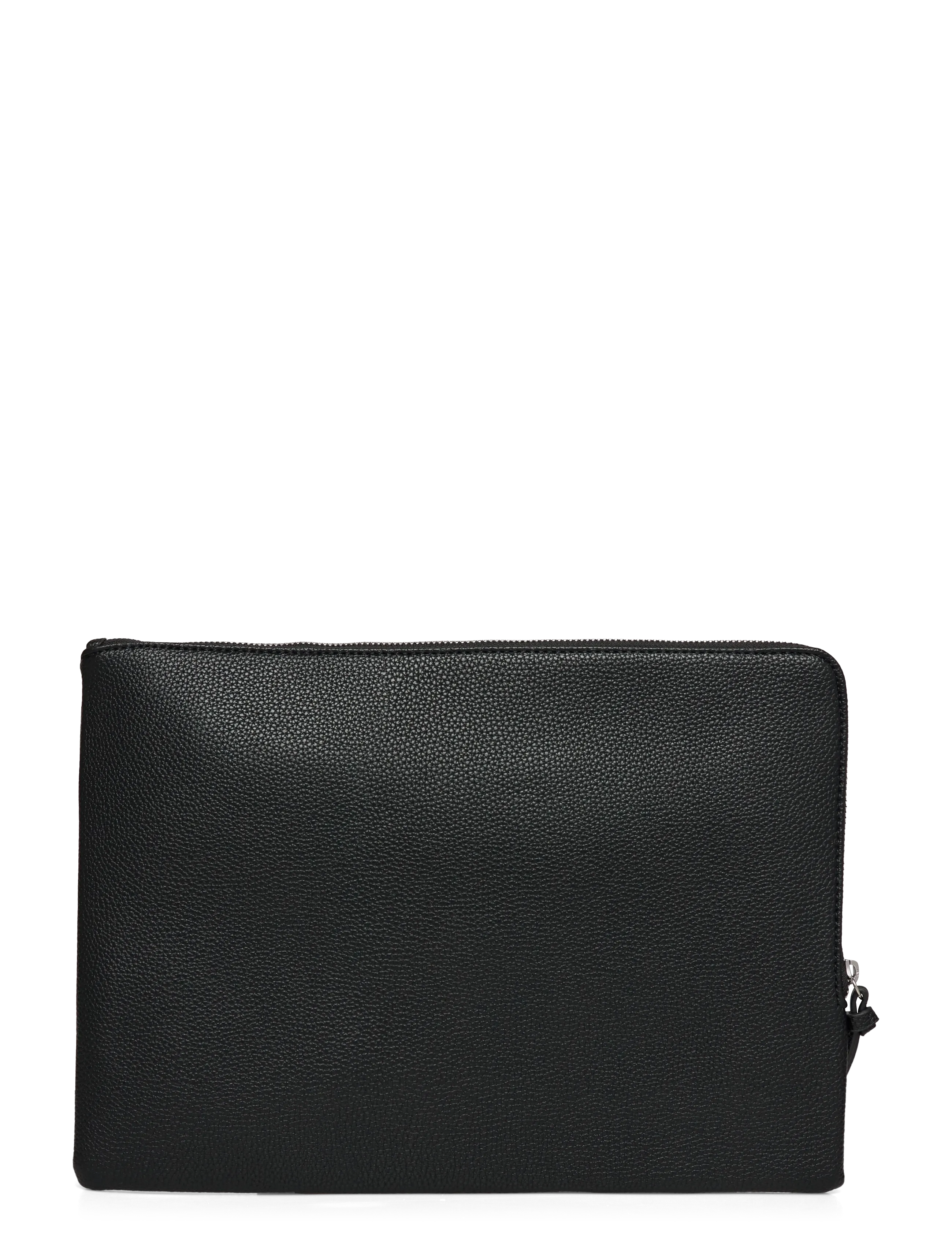 Gina Tricot - Grained pu laptop case - laptopväskor - black (9000) - 1